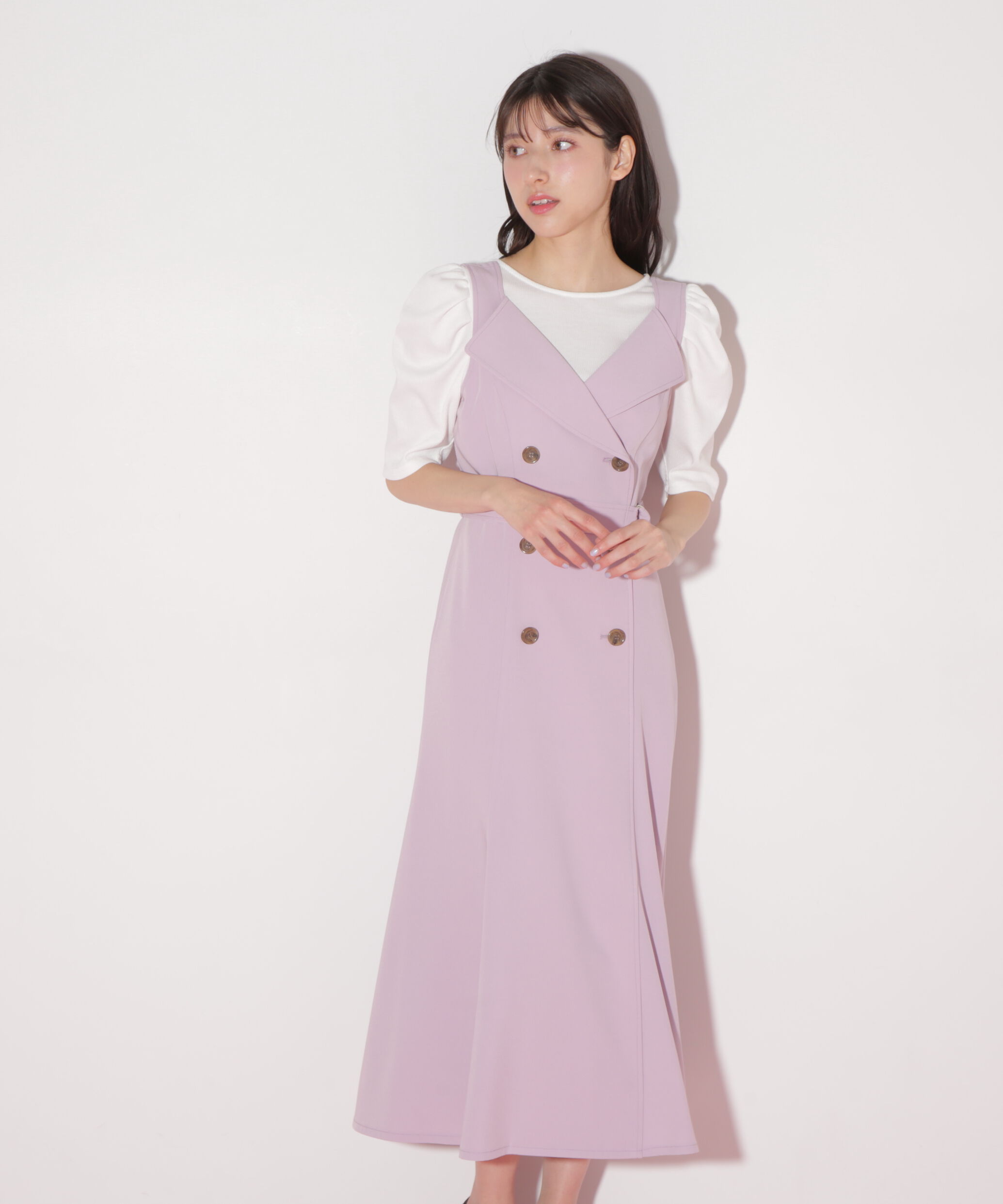  「トレンチディティールジャンスカ」|ワンピース|