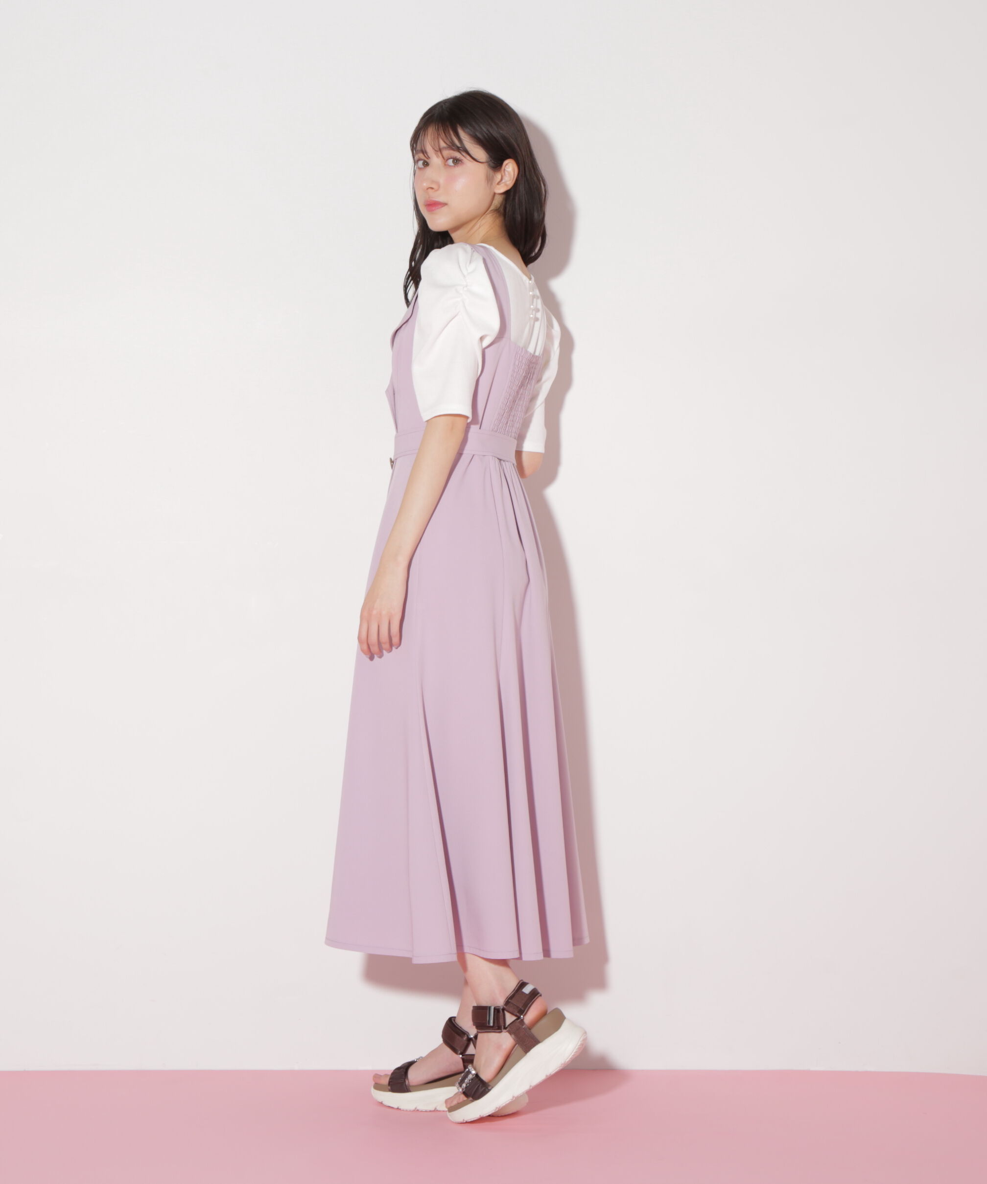  「トレンチディティールジャンスカ」|ワンピース|