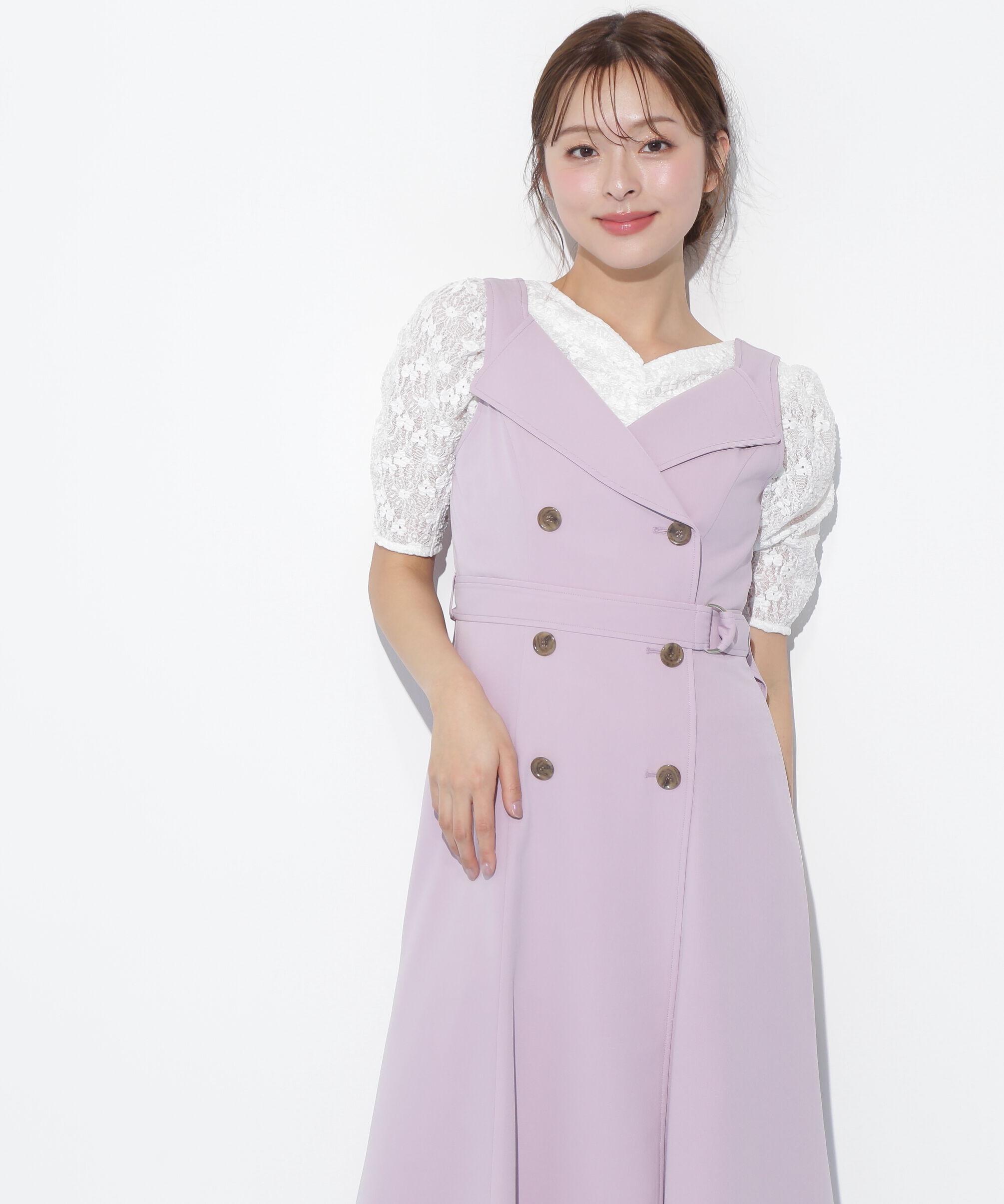  「トレンチディティールジャンスカ」|ワンピース|