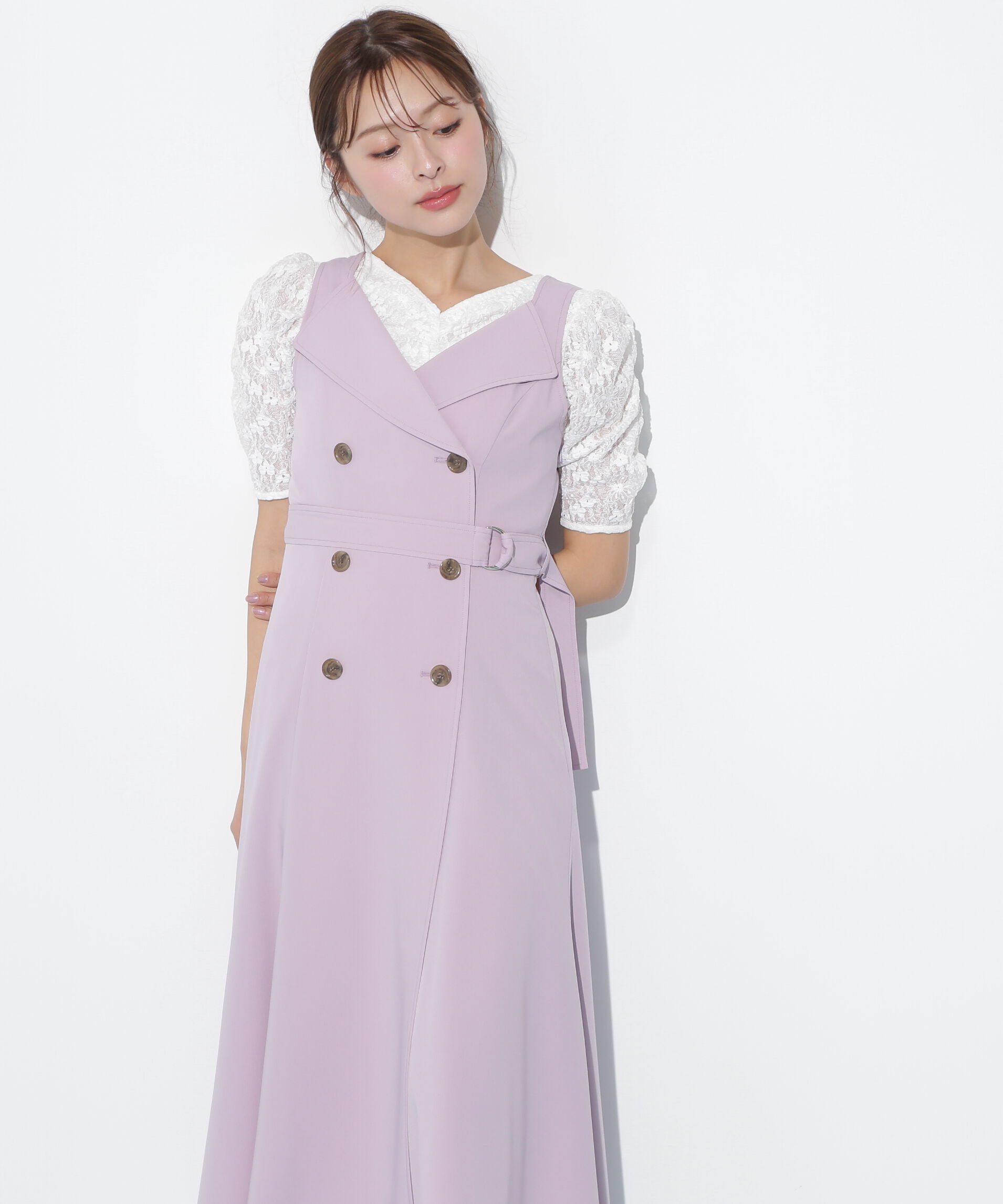  「トレンチディティールジャンスカ」|ワンピース|