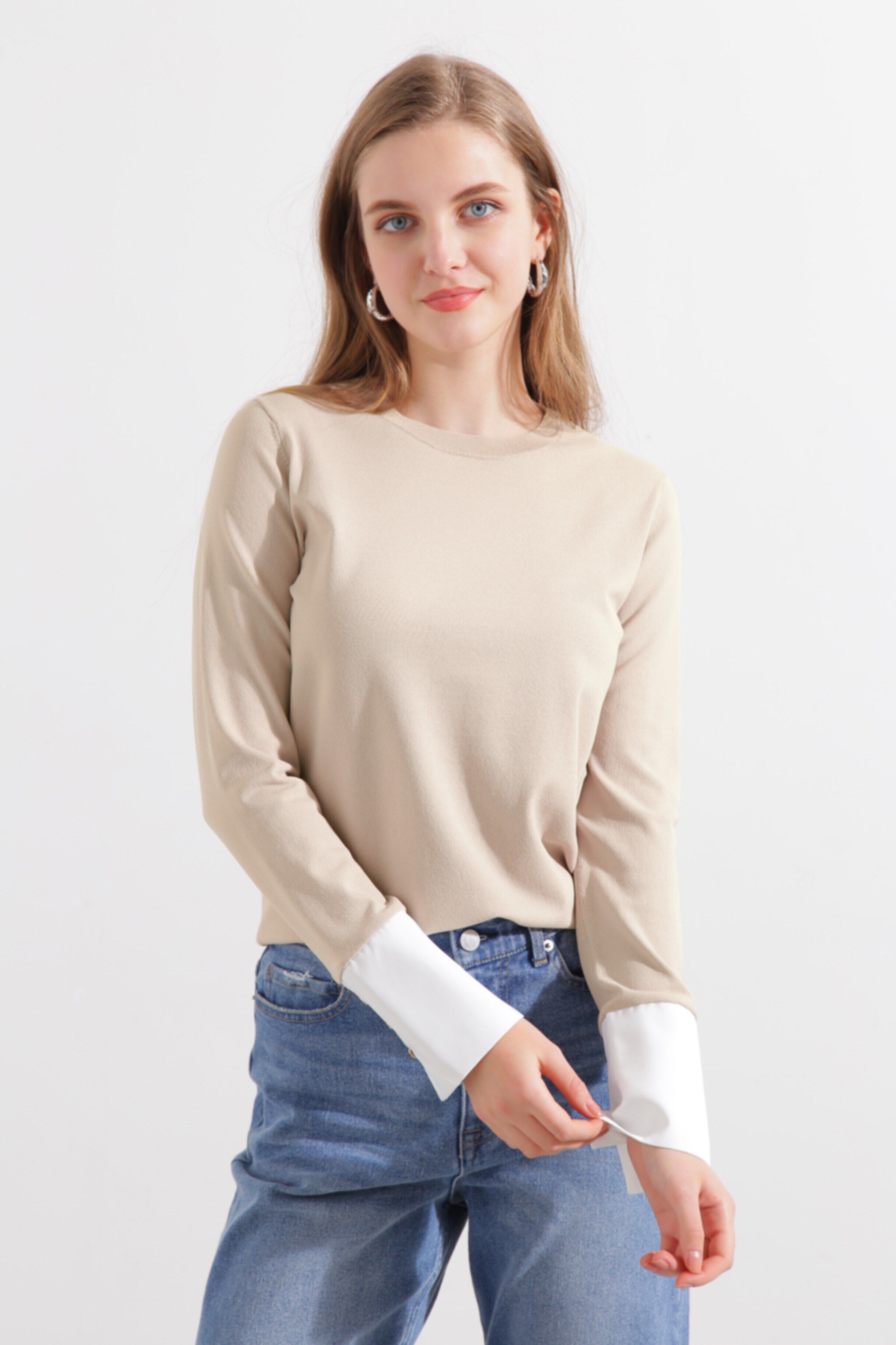  「◆カフスニットプルオーバー」|ニット・セーター|