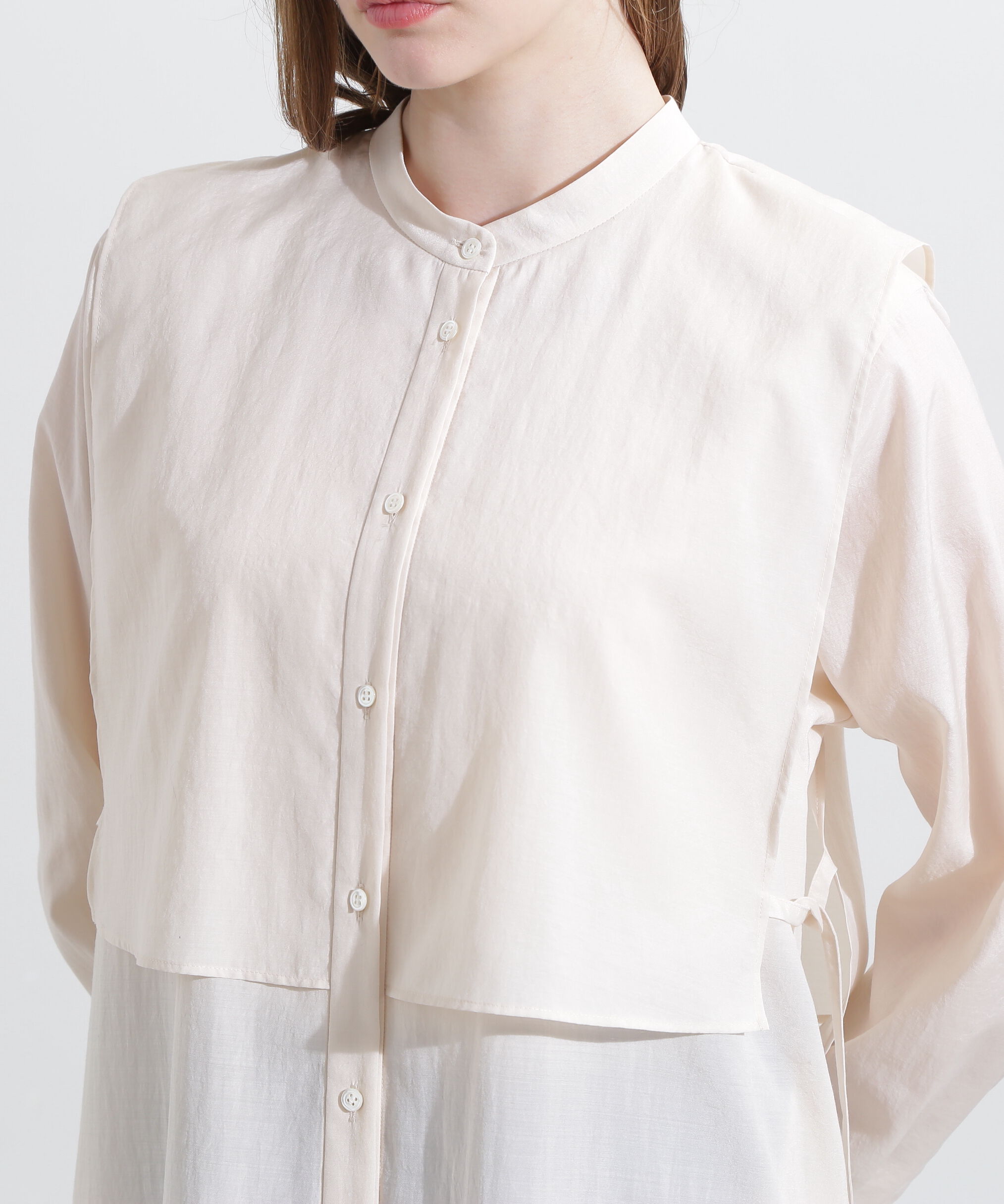  「◆レイヤードシャツワンピース」|ワンピース|