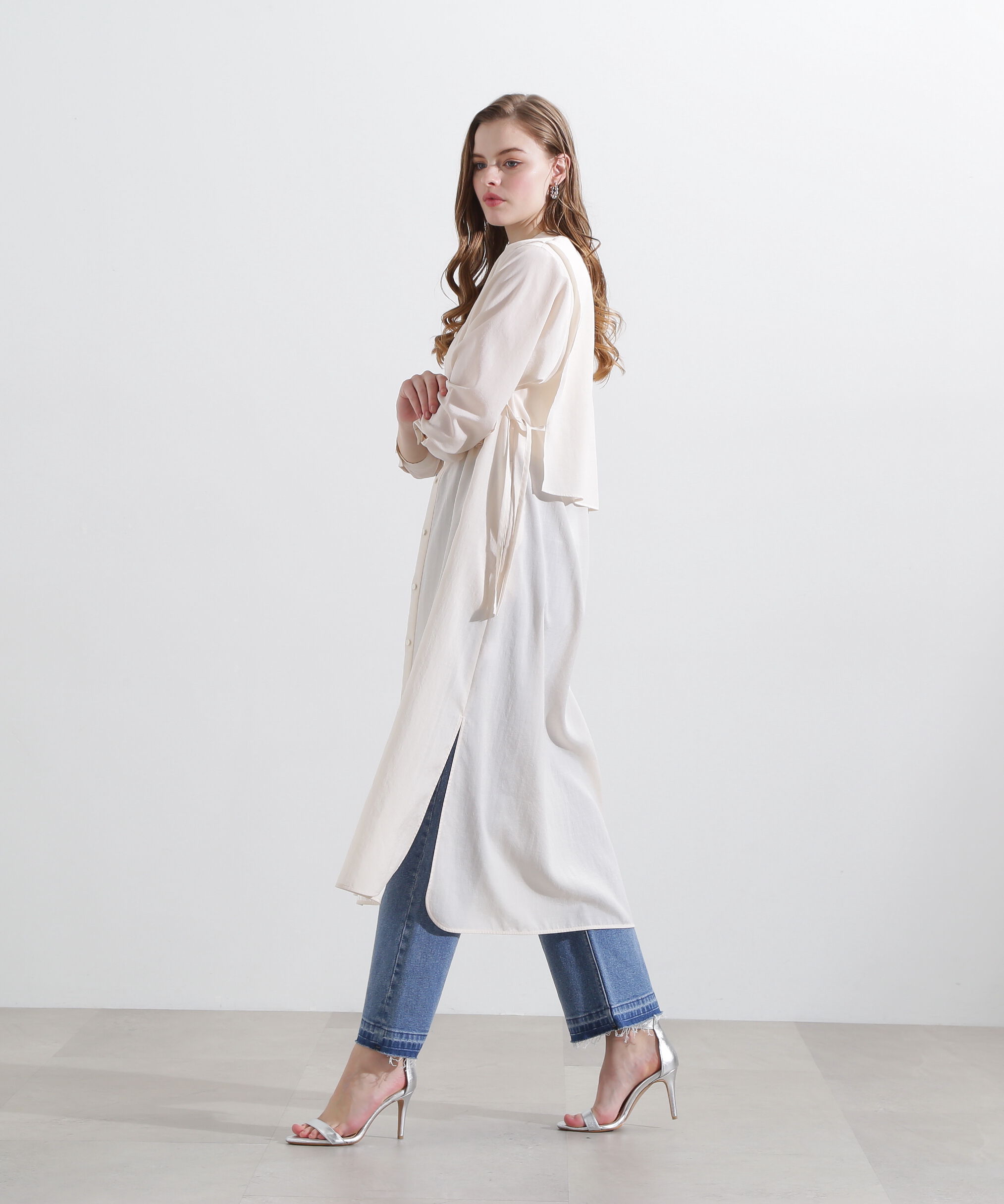  「◆レイヤードシャツワンピース」|ワンピース|