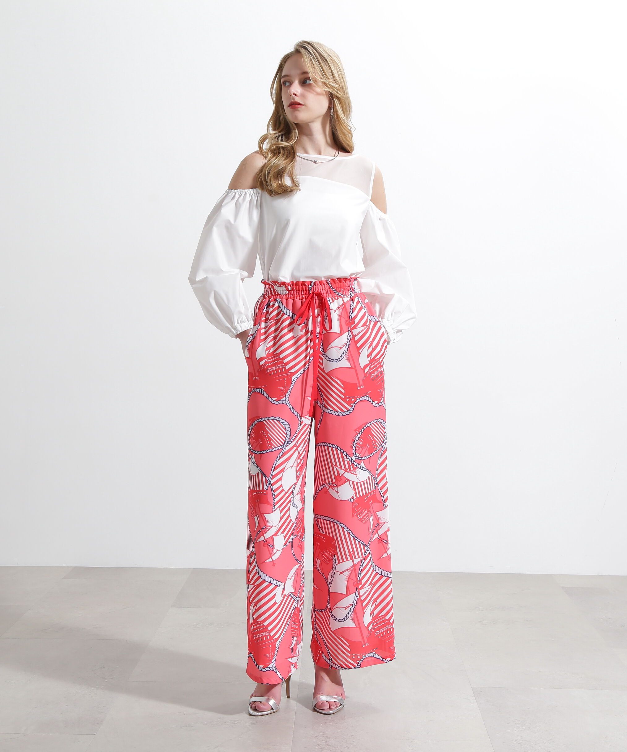  「オフショルダーカットソートップス」|Tシャツ・カットソー|