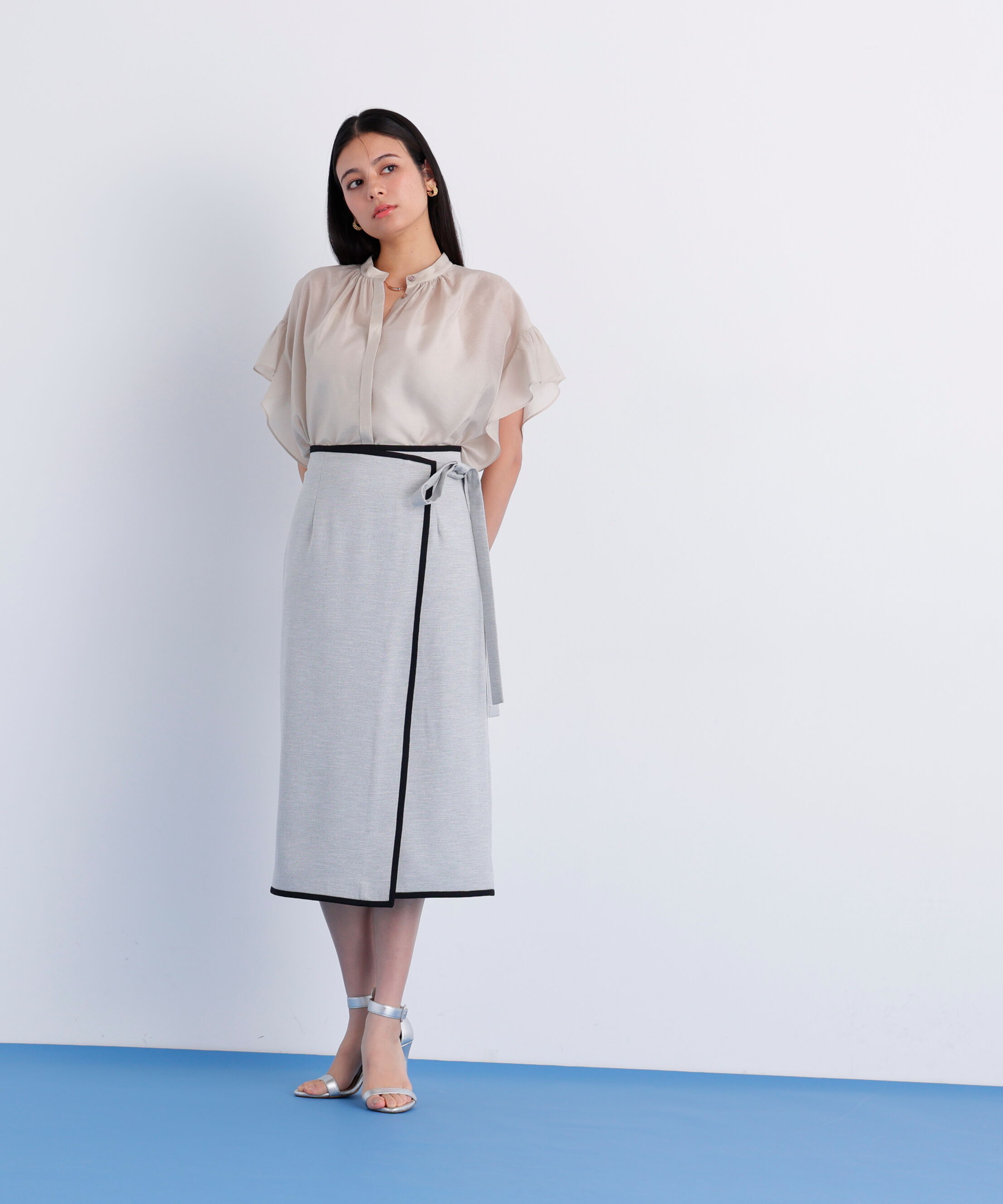  「ラッフルスリーブブラウス」|シャツ・ブラウス|