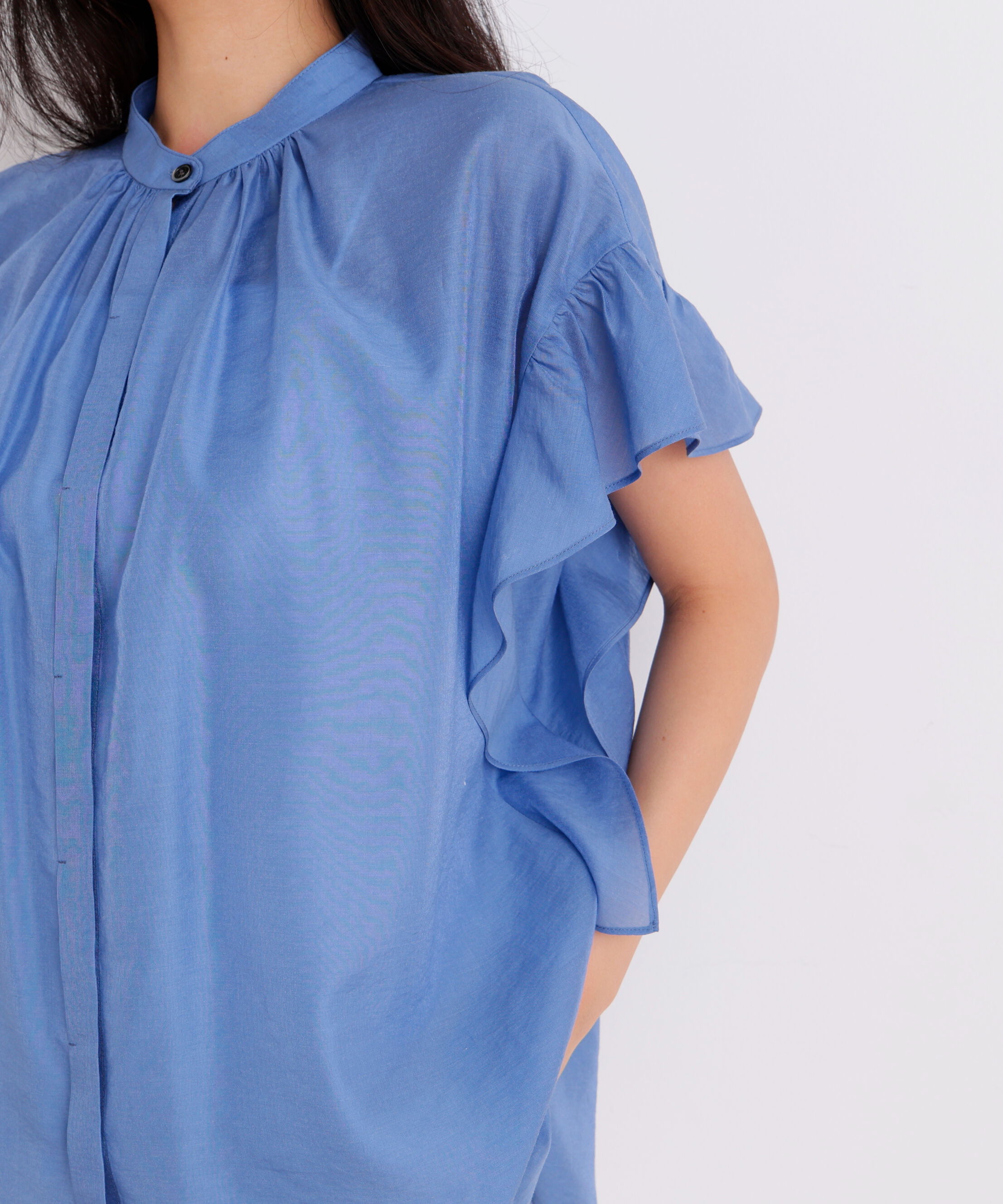  「ラッフルスリーブブラウス」|シャツ・ブラウス|