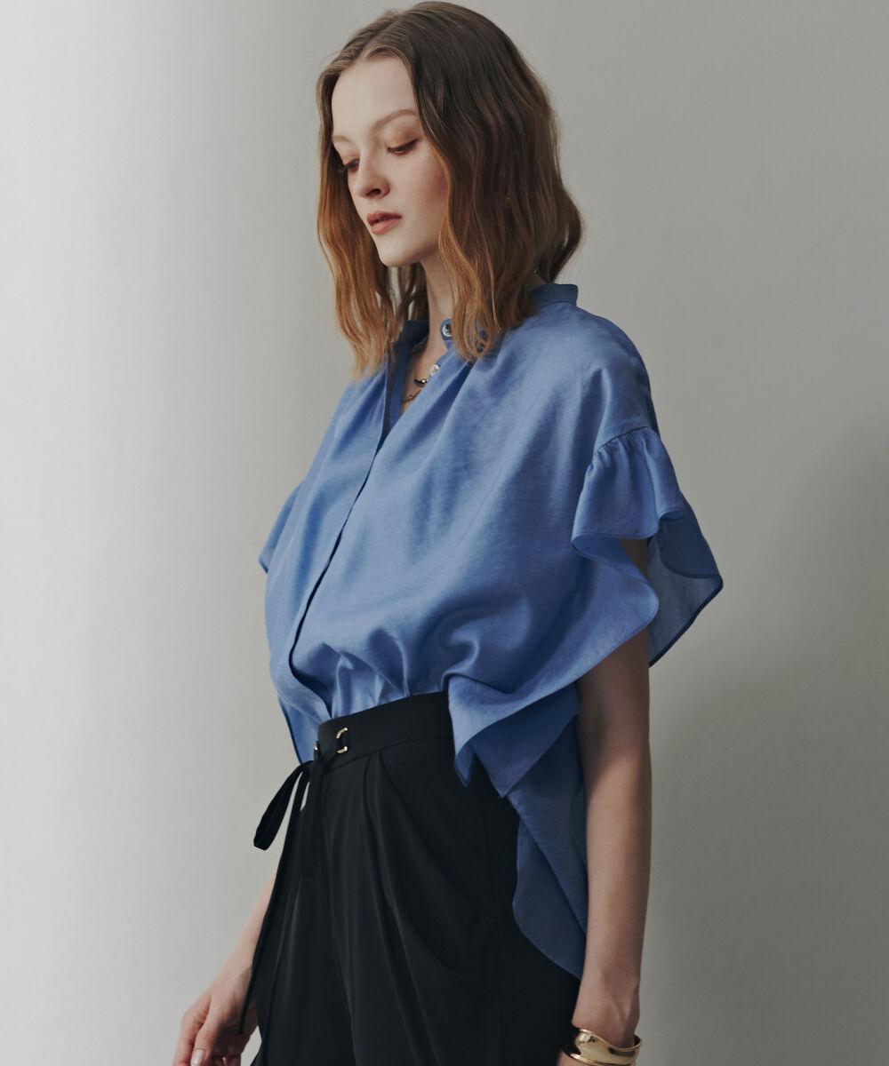  「ラッフルスリーブブラウス」|シャツ・ブラウス|