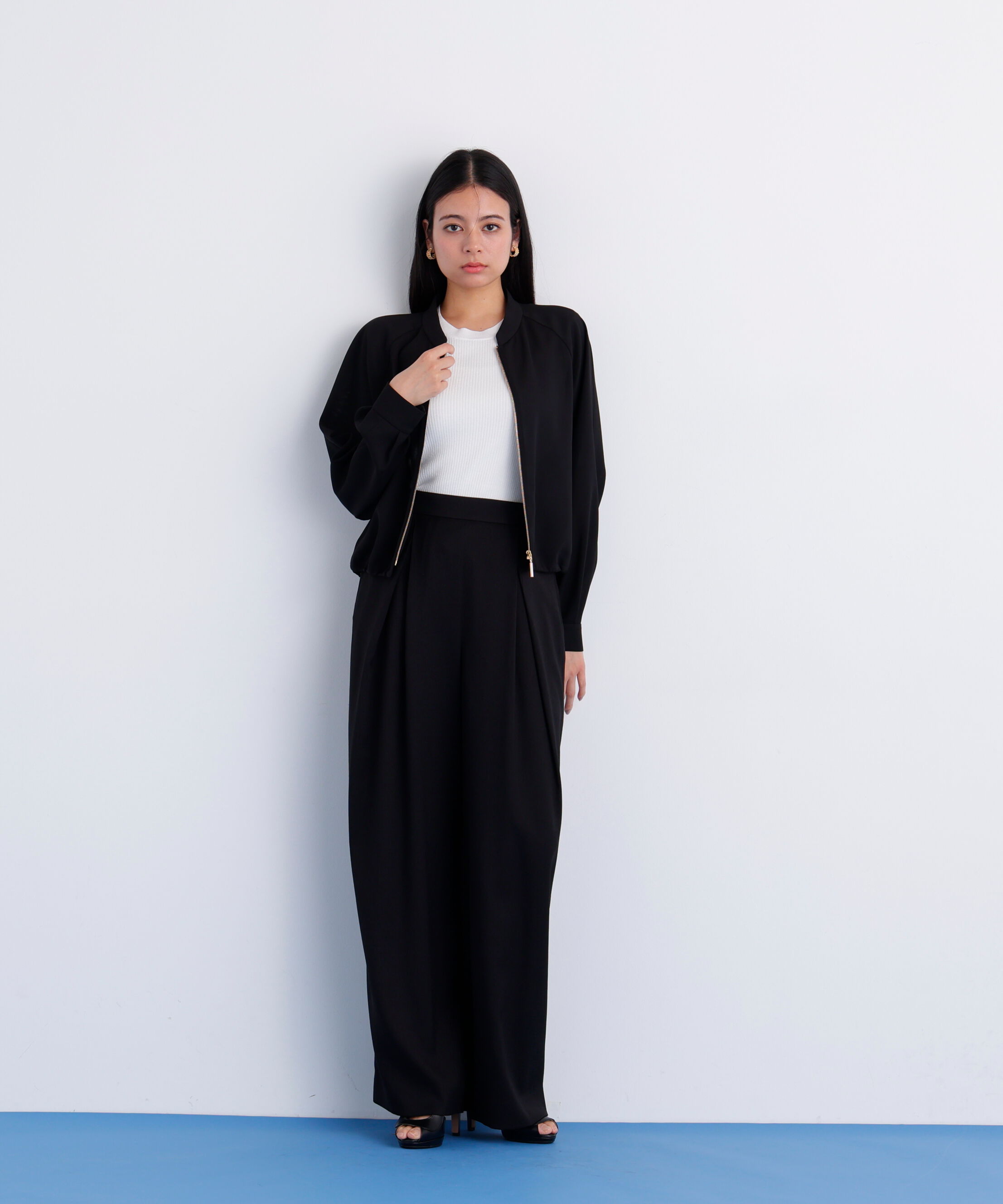  「スラブ調ウエストタックパンツ」|その他|