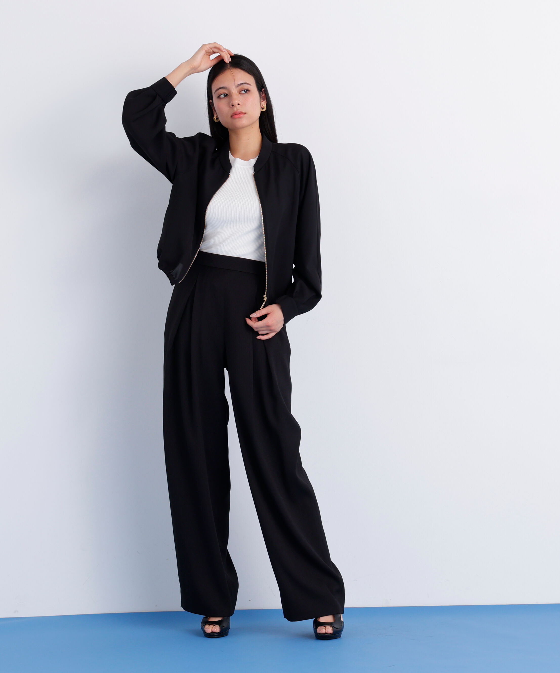  「スラブ調ウエストタックパンツ」|その他|