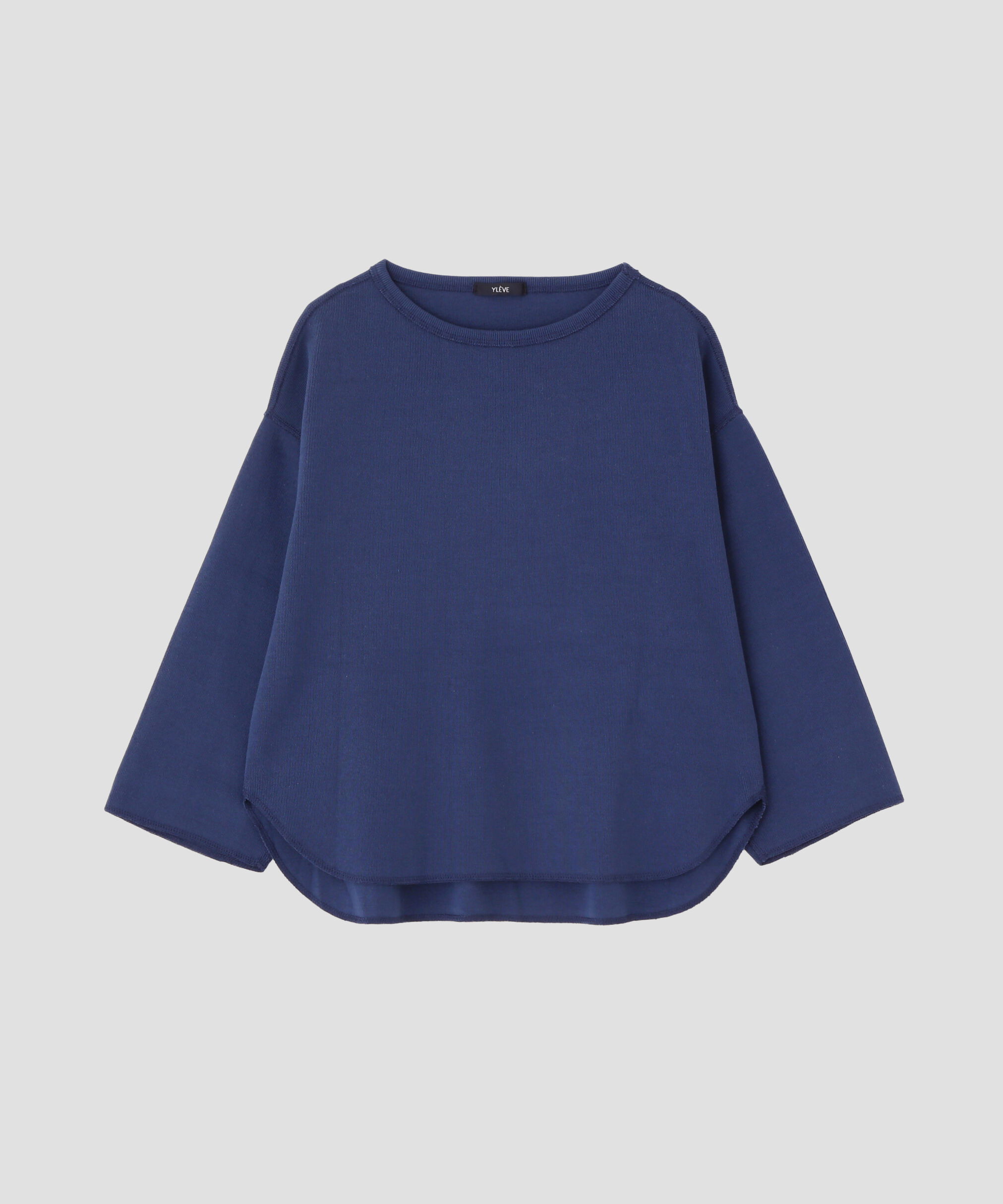 YLEVE 「YLEVE / COTTON RIB PULL OVER」|Tシャツ・カットソー|ブルー