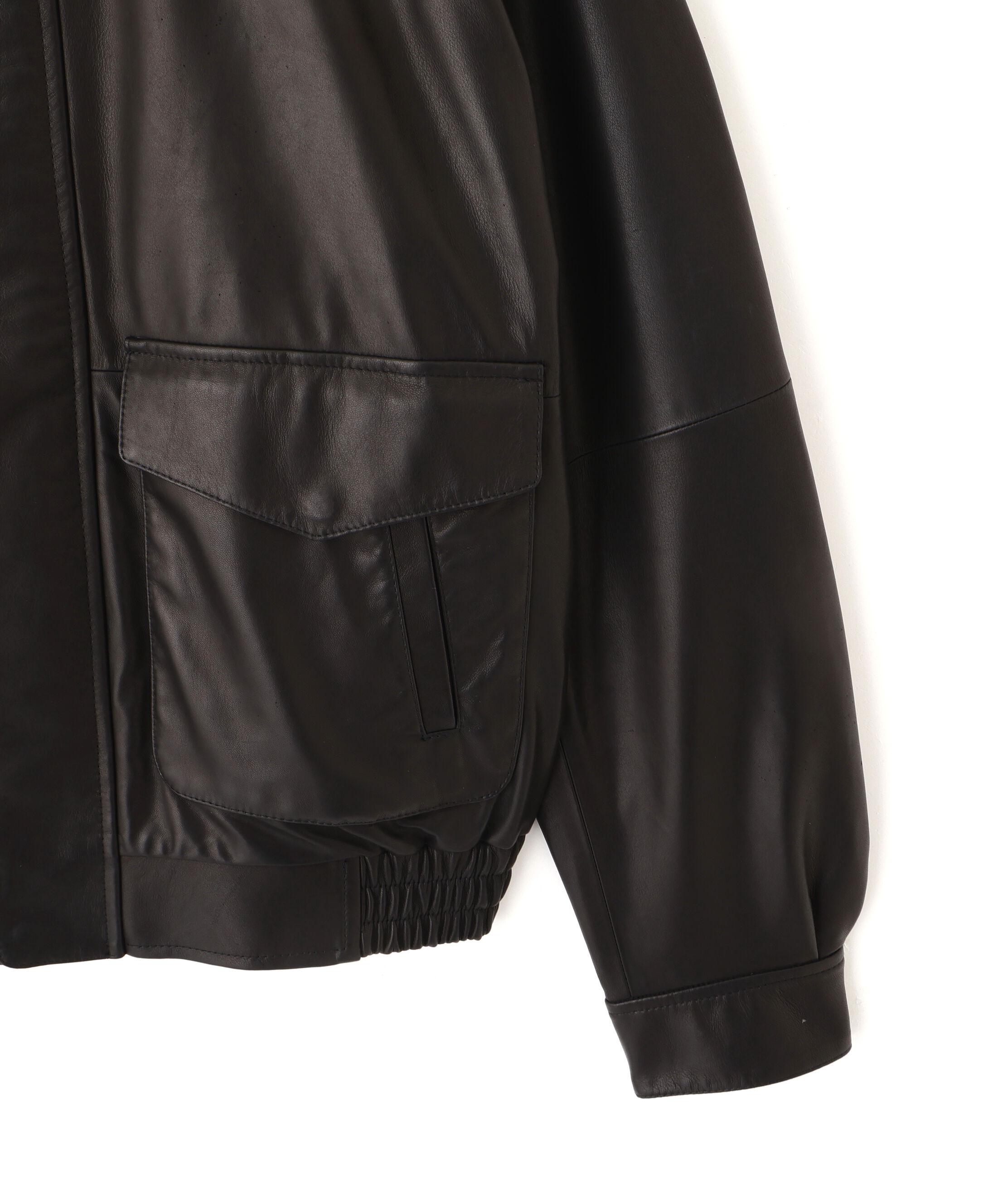 YLEVE 「YLEVE / SHEEP LEATHER ZIP BLOUSON」|ブルゾン・スタジャン|
