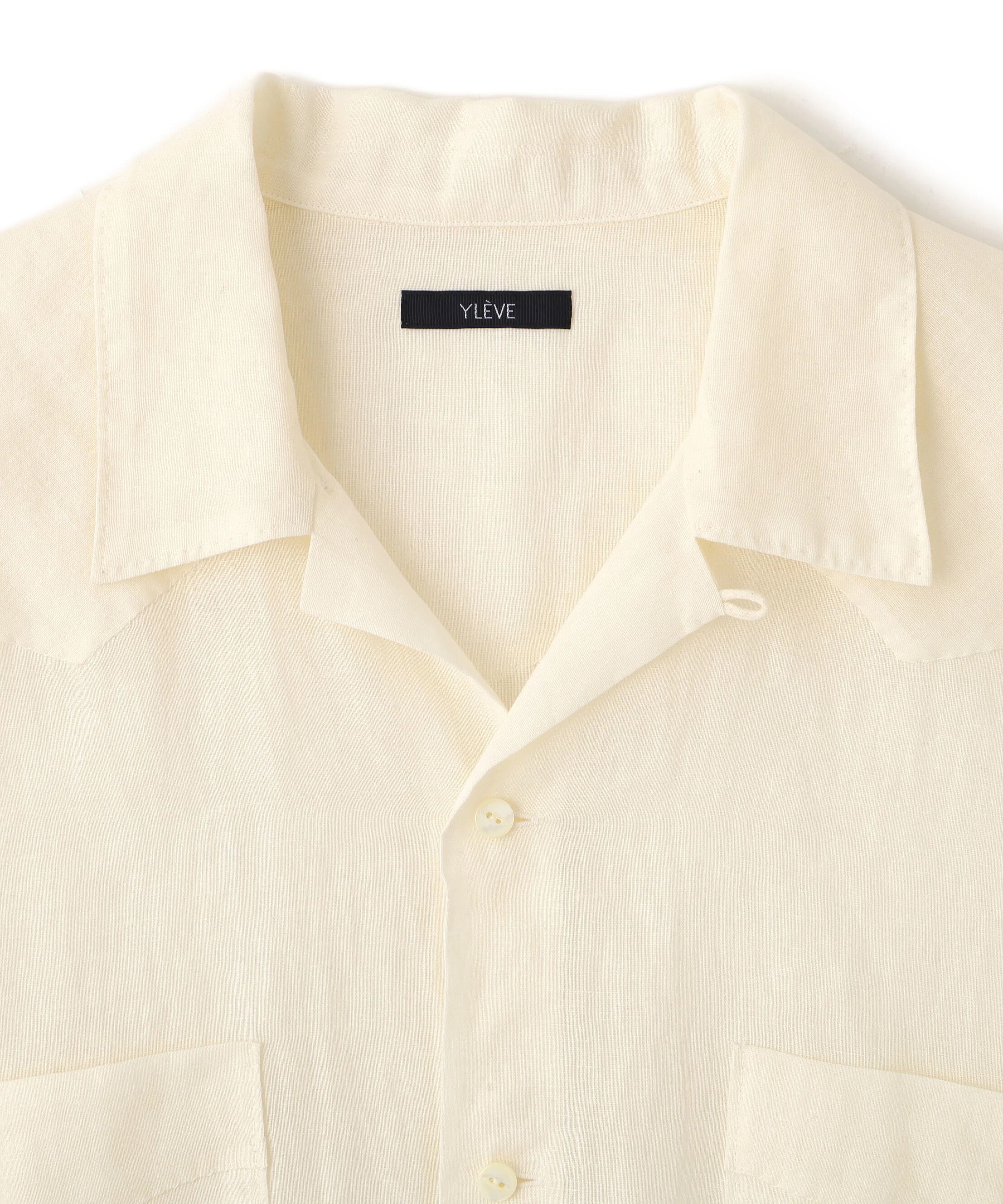 YLEVE 「YLEVE / COTTON RAMIE VOILE HAND STITCH SHIRT」|シャツ・ブラウス|