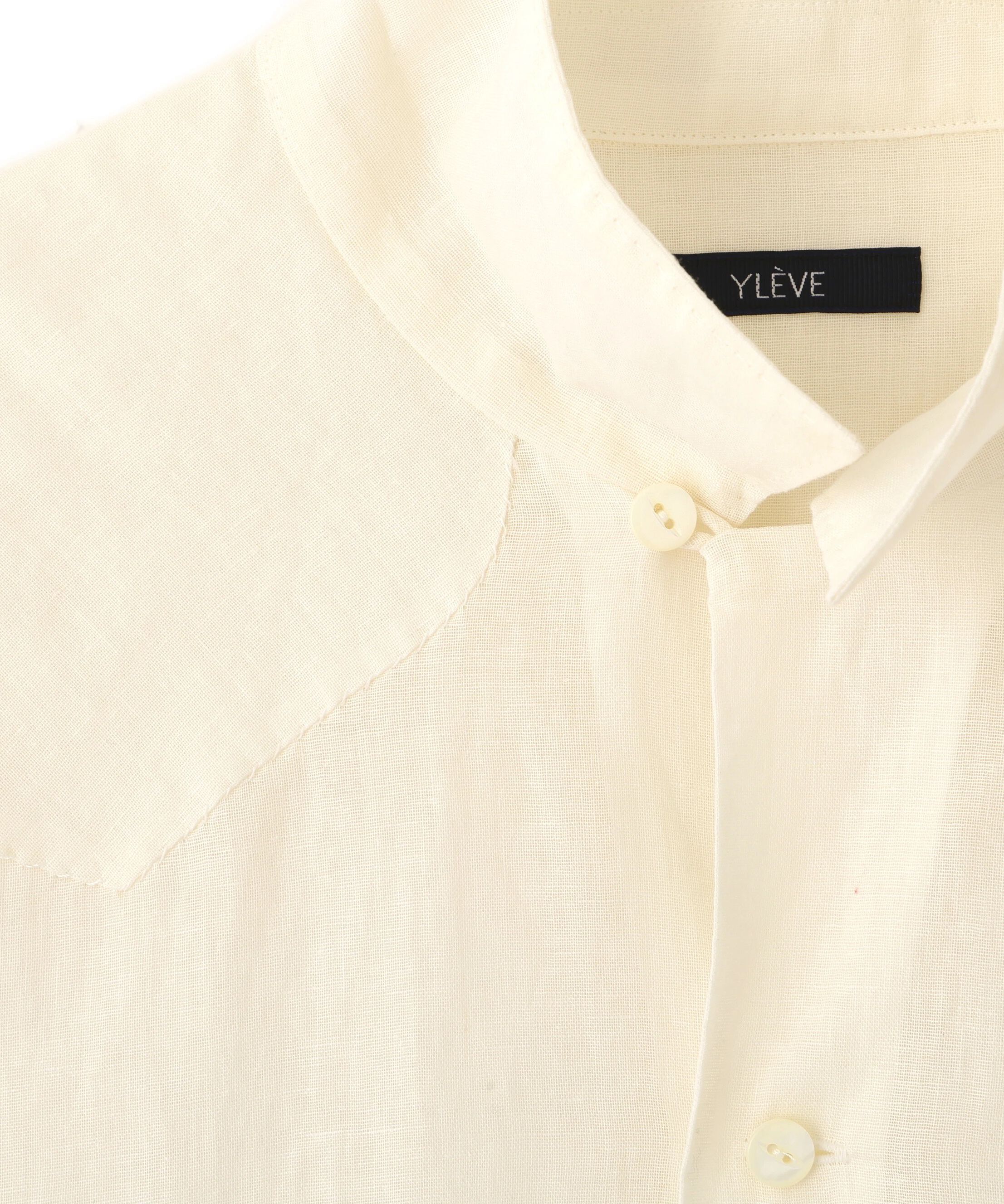 YLEVE 「YLEVE / COTTON RAMIE VOILE HAND STITCH SHIRT」|シャツ・ブラウス|