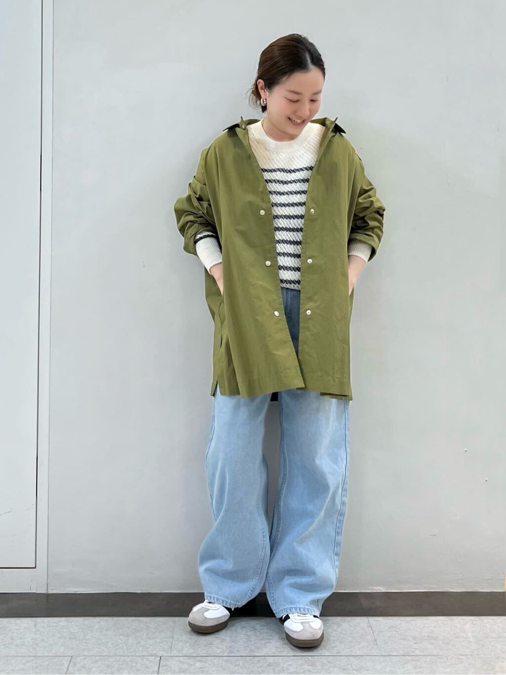  「◆メッシュボーダーニット」|ニット・セーター|