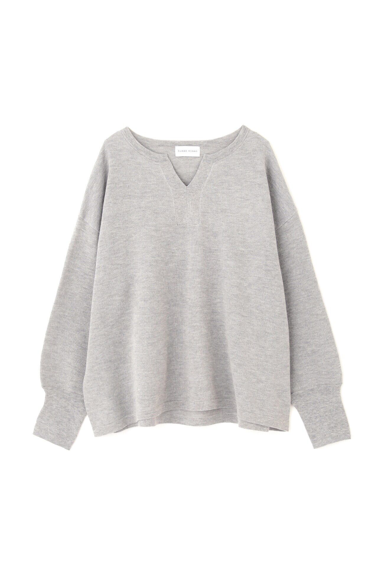  「◆キーネックメランジニット」|ニット・セーター|