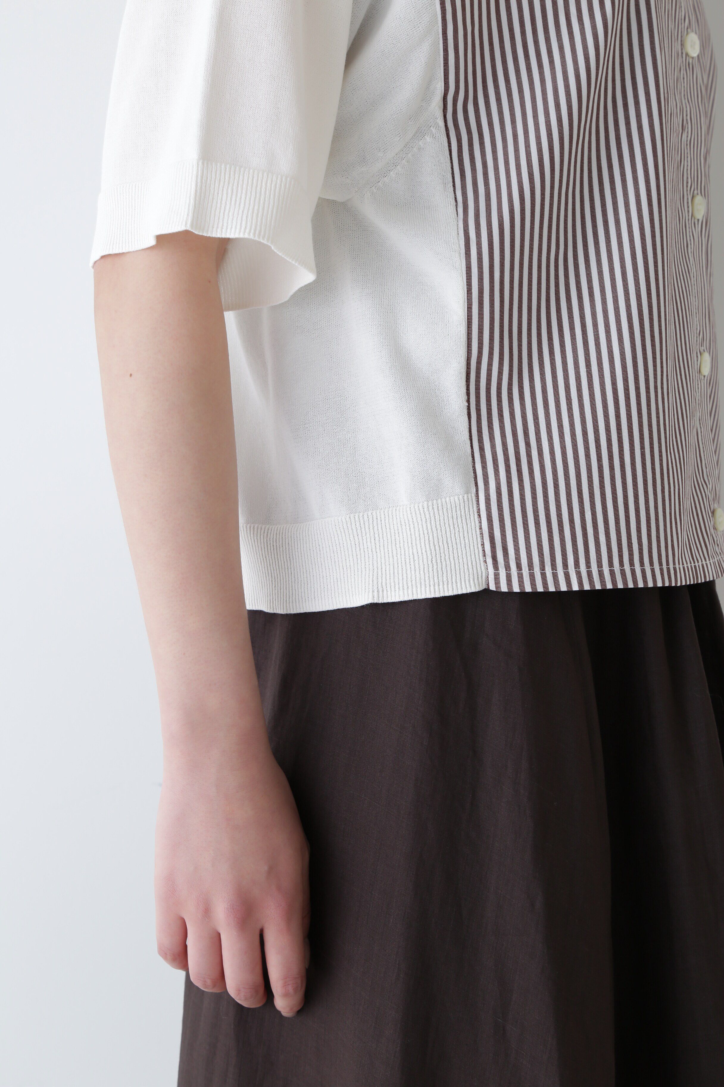  「◆布帛コンビニット」|ニット・セーター|