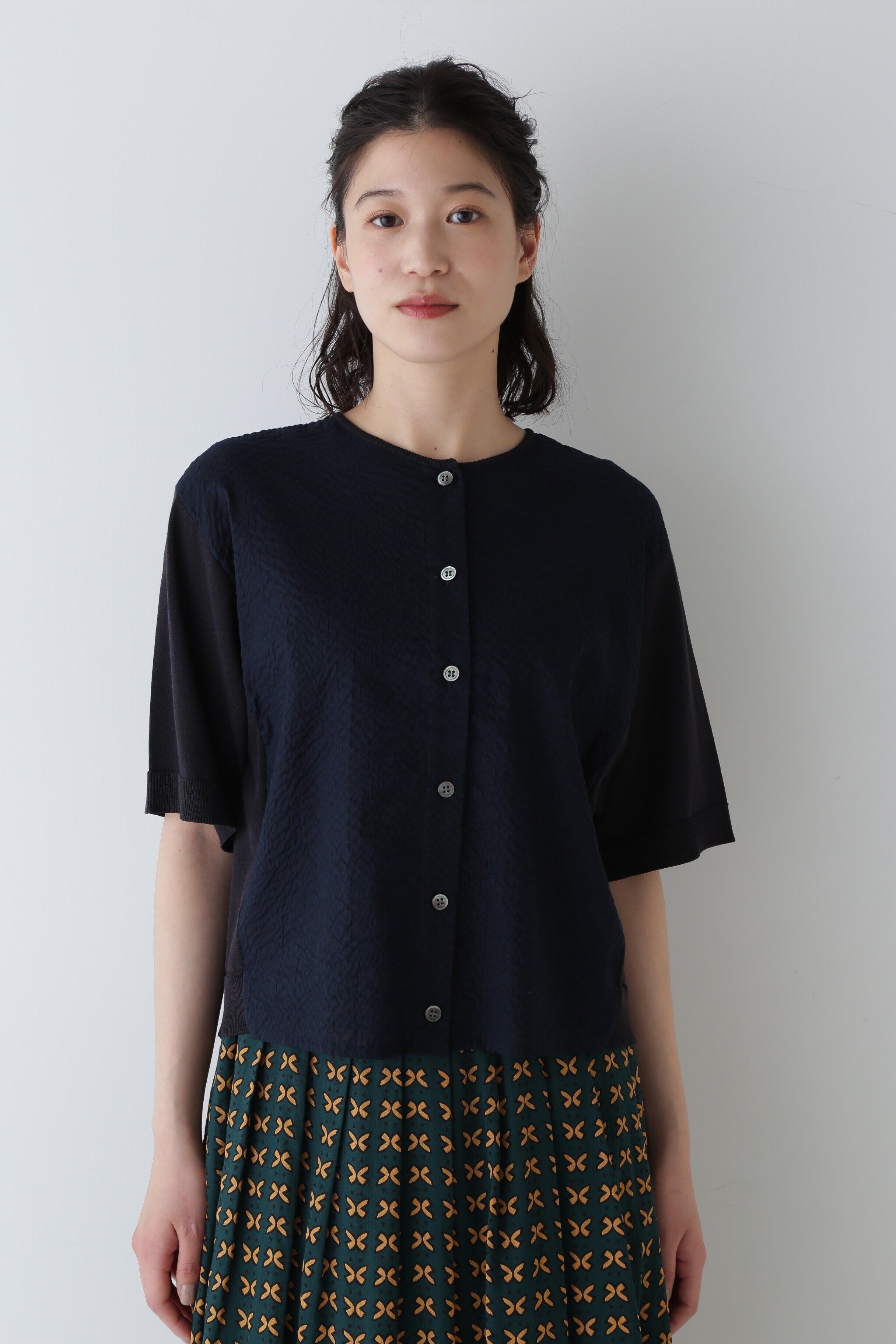  「◆布帛コンビニット」|ニット・セーター|