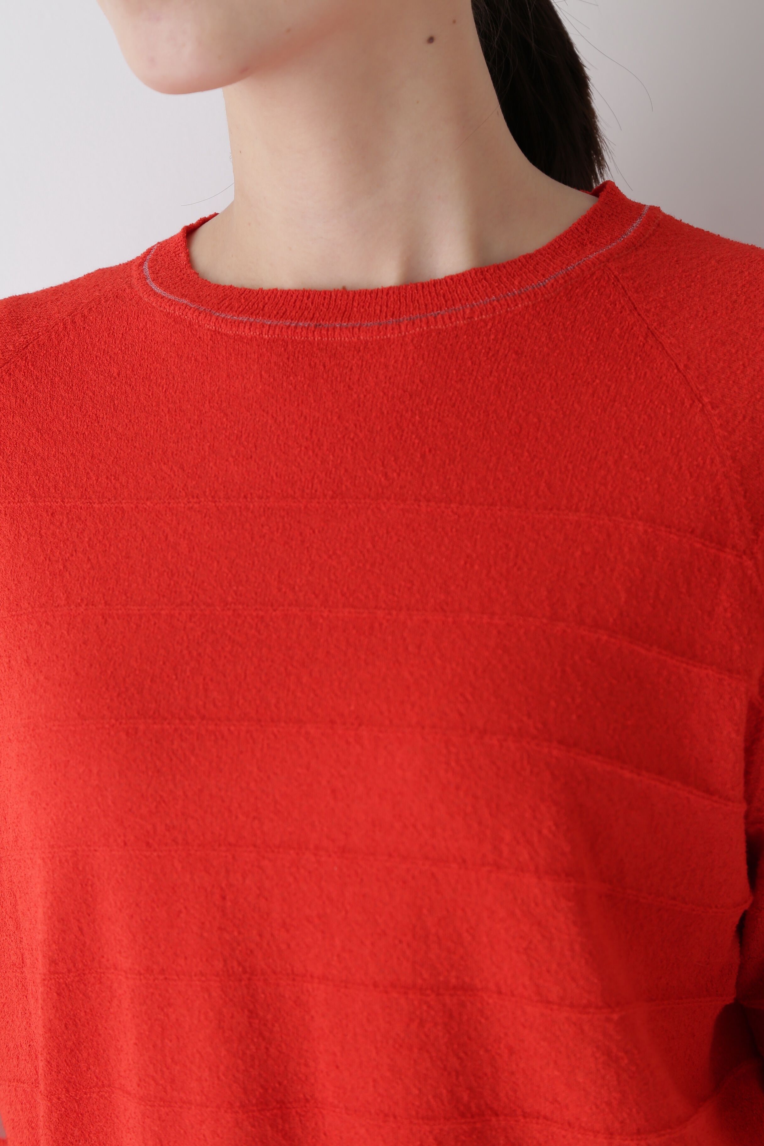  「◆ブークレボーダーニット」|ニット・セーター|