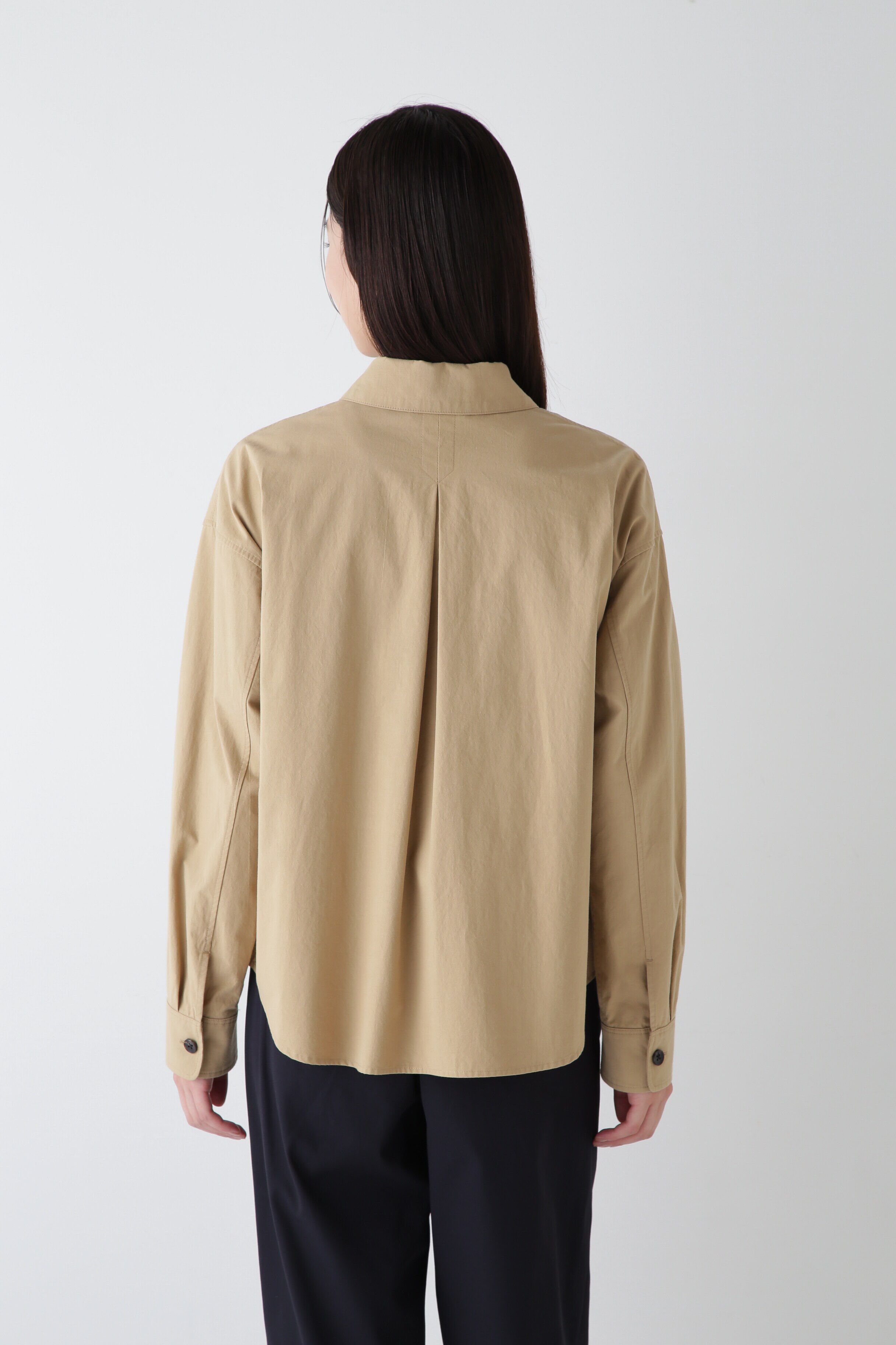  「◆近江晒シャツブルゾン」|シャツ・ブラウス|