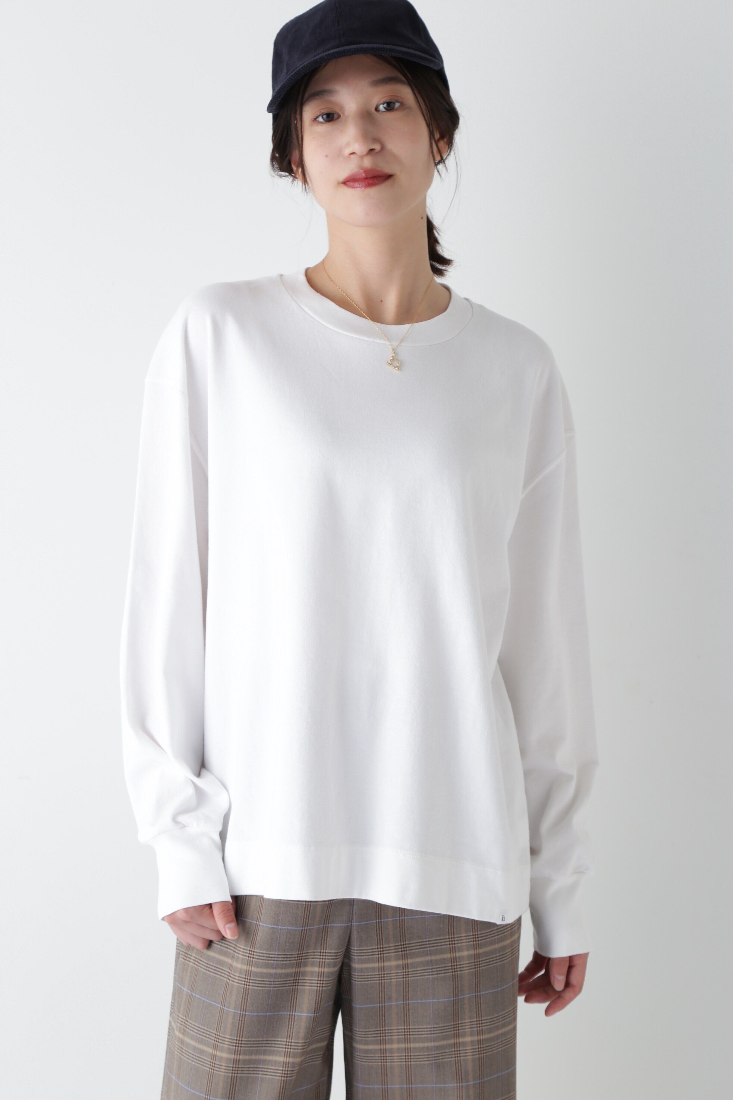  「◆ロングスリーブ天竺Ｔシャツ」|Tシャツ・カットソー|ホワイト