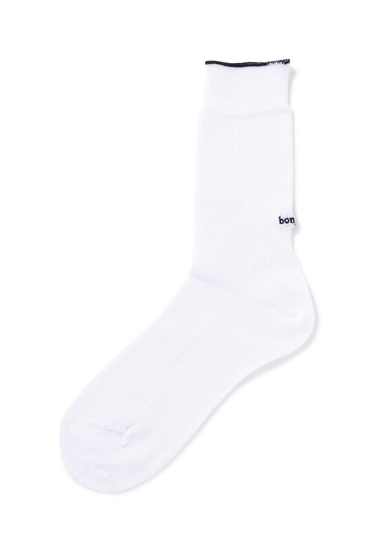 「ｂｏｎｊｏｕｒソックス」|ソックス|ホワイト