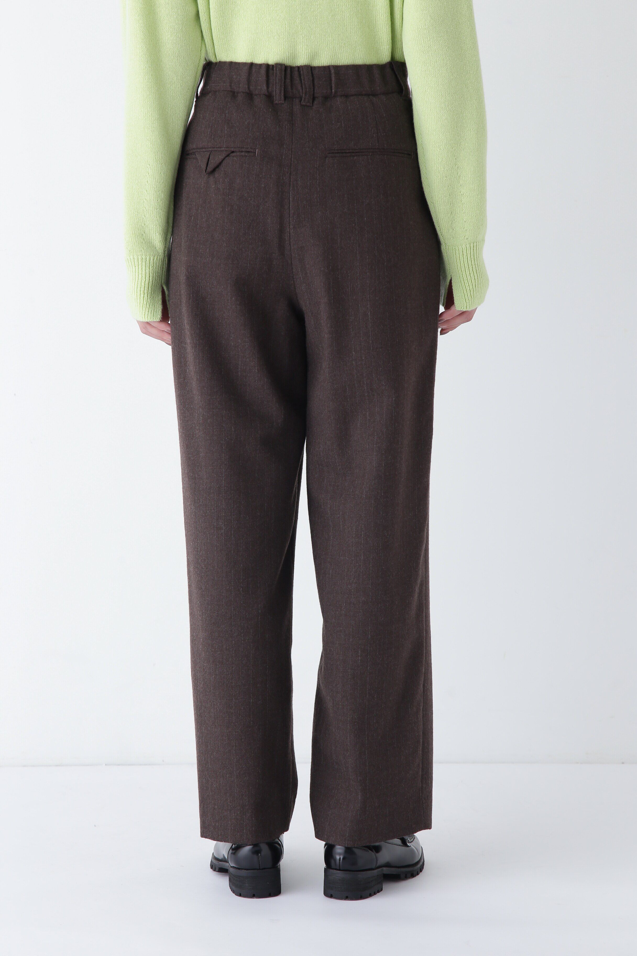  「◆ウールフラノワイドテーパードパンツ」|その他|