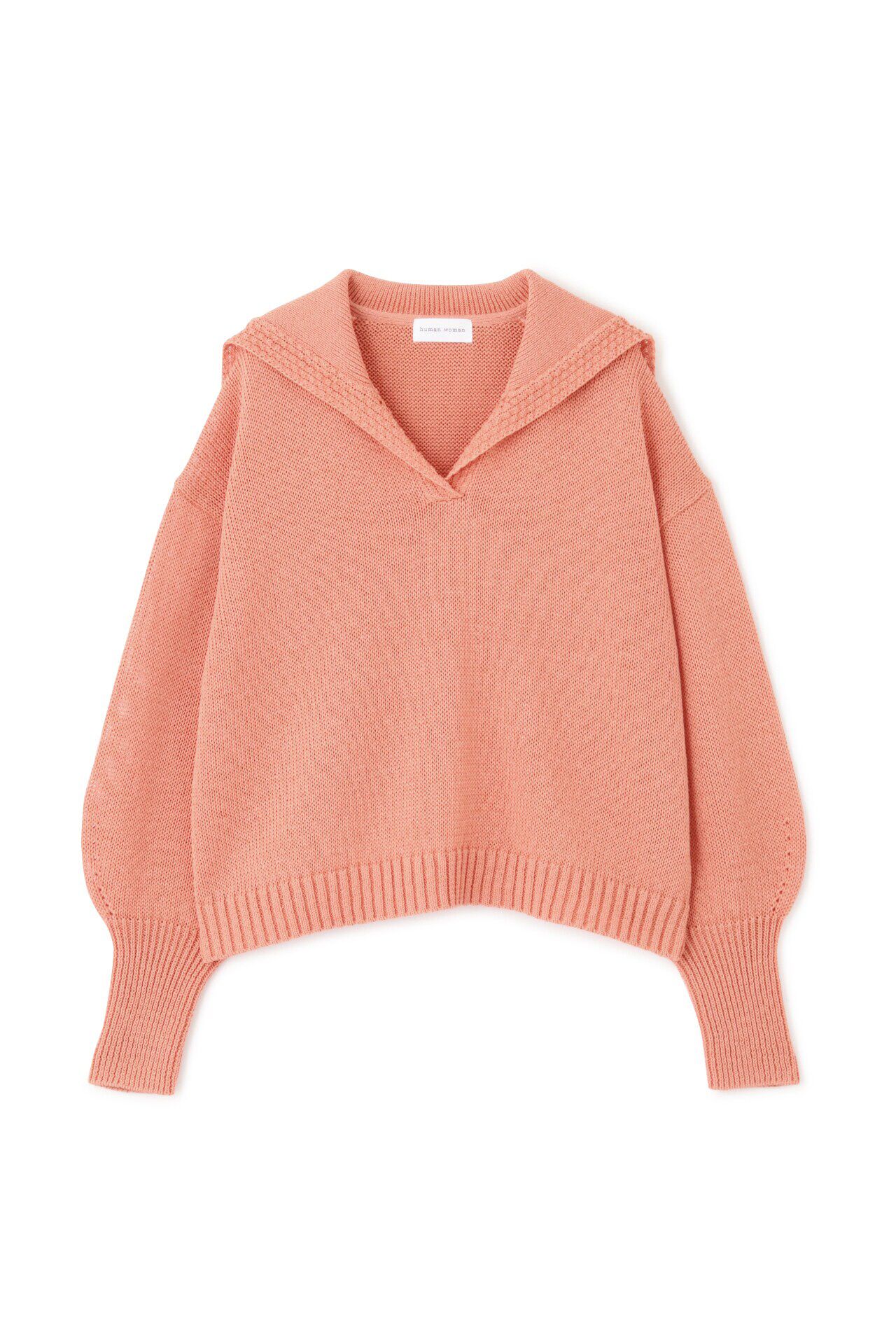  「◆【ウォッシャブル】ギマコットンセーラーカラープルオーバー」|ニット・セーター|