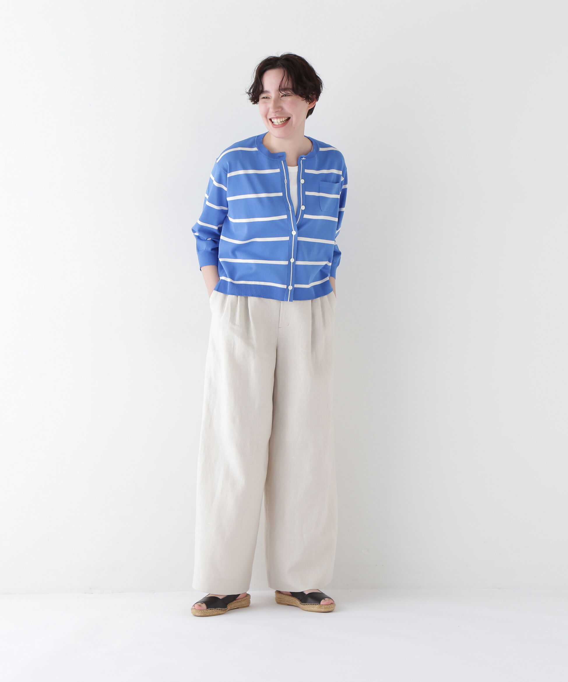  「◆リネンタック入りバギーパンツ」|その他|