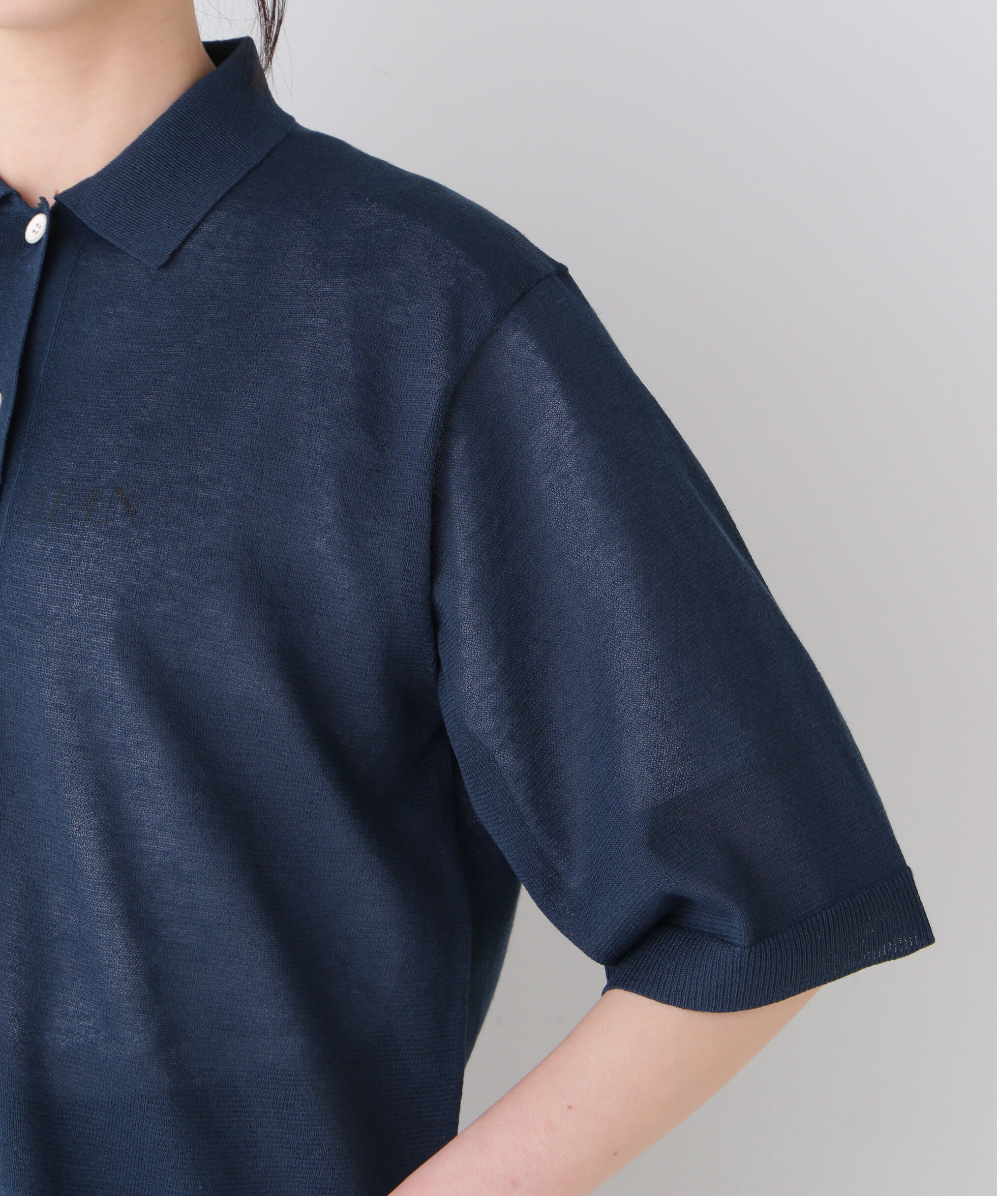  「◆シアーハイゲージ半袖カーディガン」|ニット・セーター|