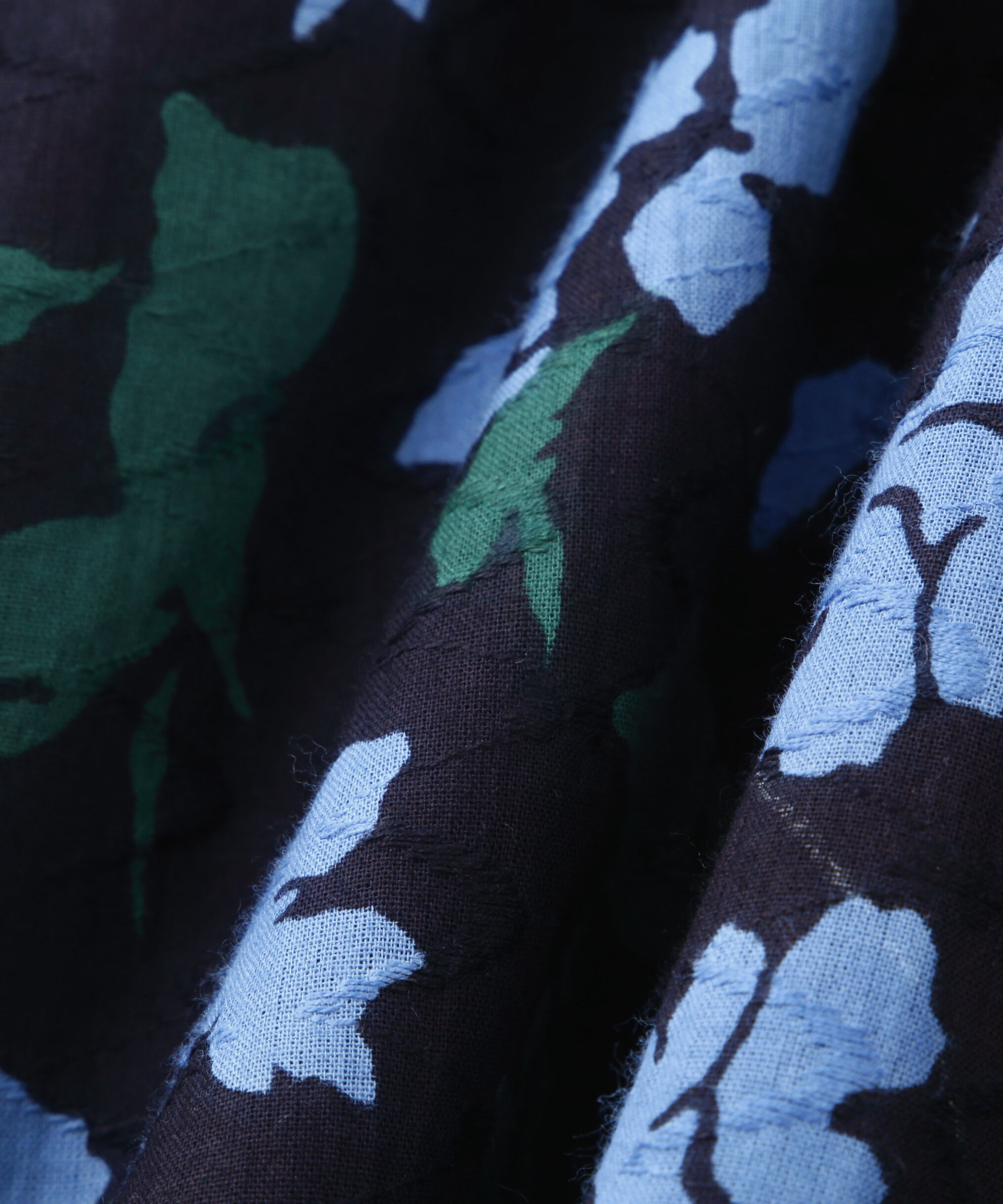  「◆インドドビーリーフプリントフレンチドルマンスリーブワンピース」|ワンピース|