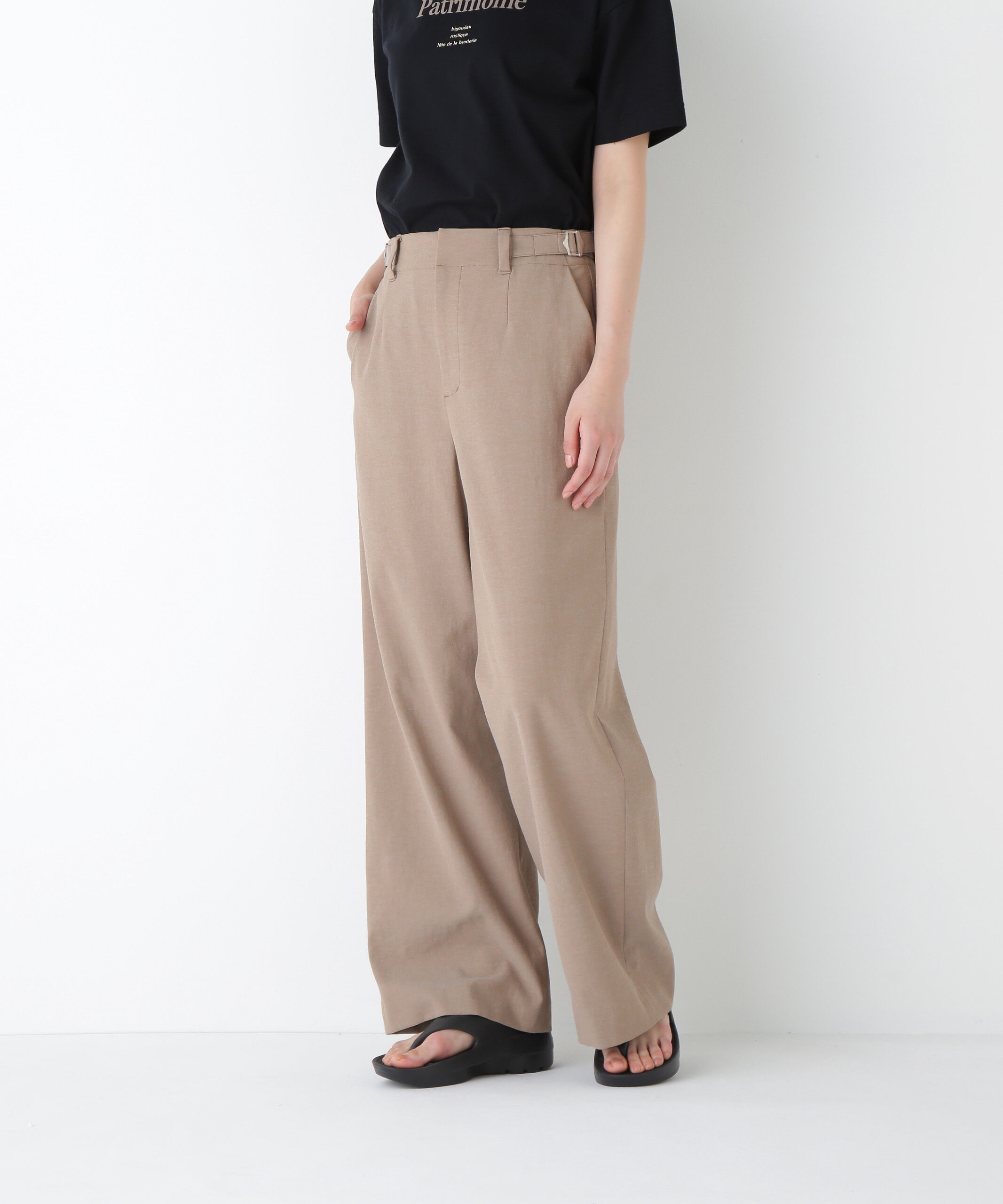  「◆シェルタリングドライオックスセミワイドパンツ」|その他|