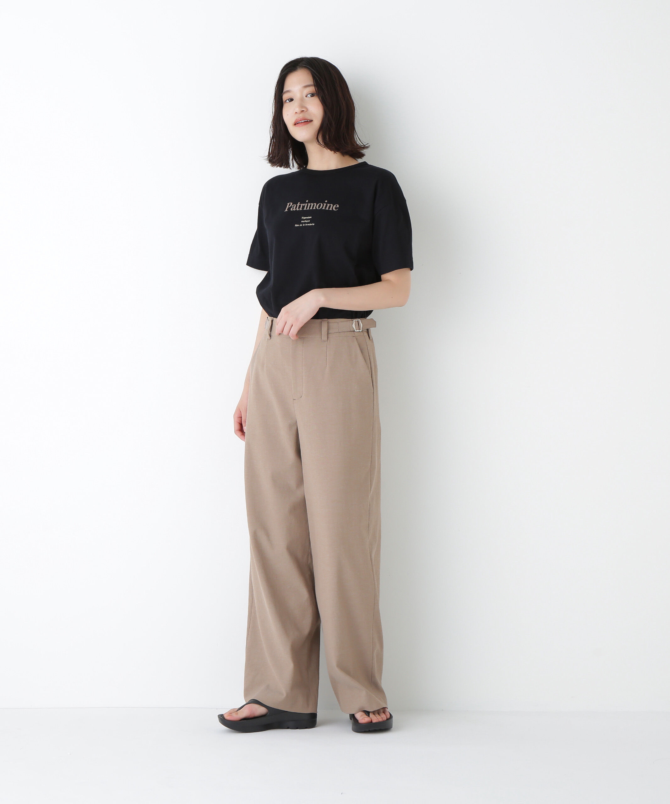  「◆シェルタリングドライオックスセミワイドパンツ」|その他|