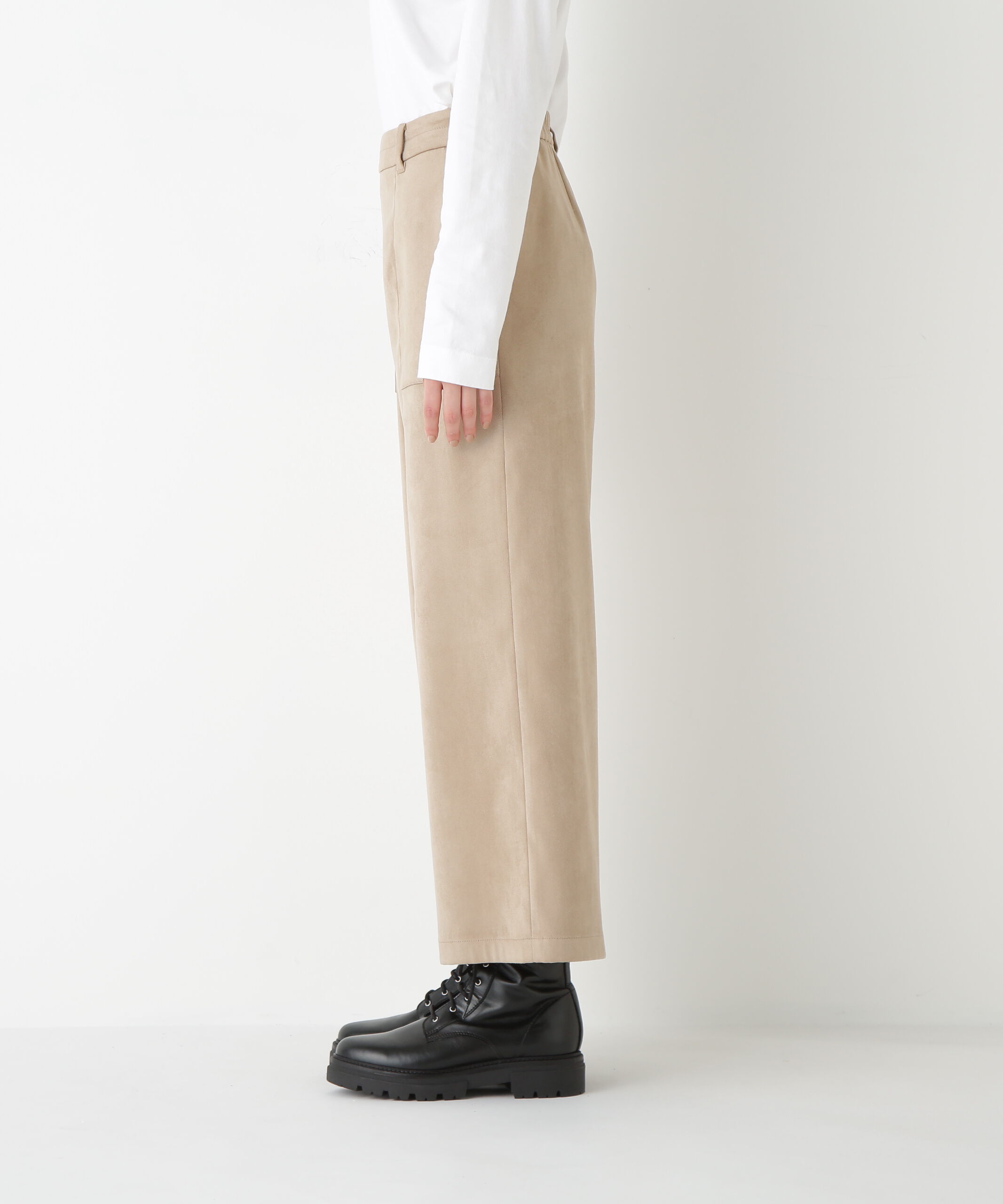  「◆ストレッチスェードベイカーガウチョパンツ」|その他|