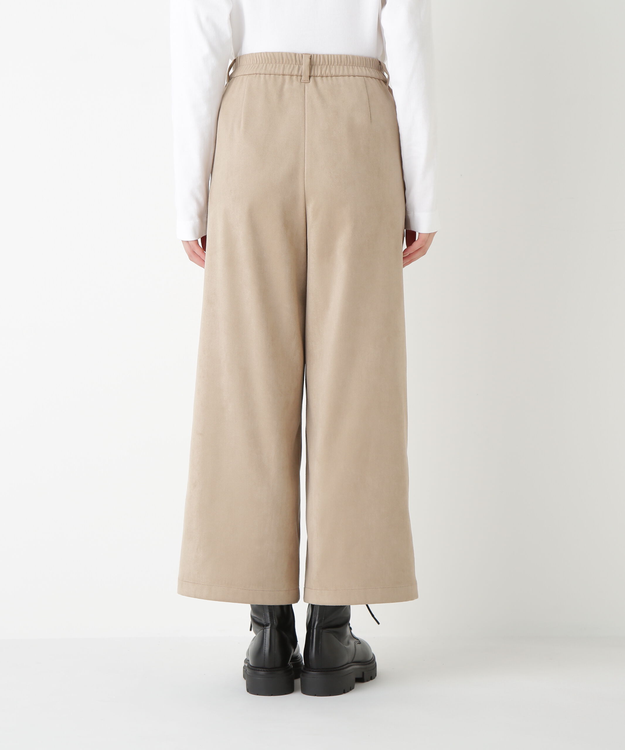  「◆ストレッチスェードベイカーガウチョパンツ」|その他|