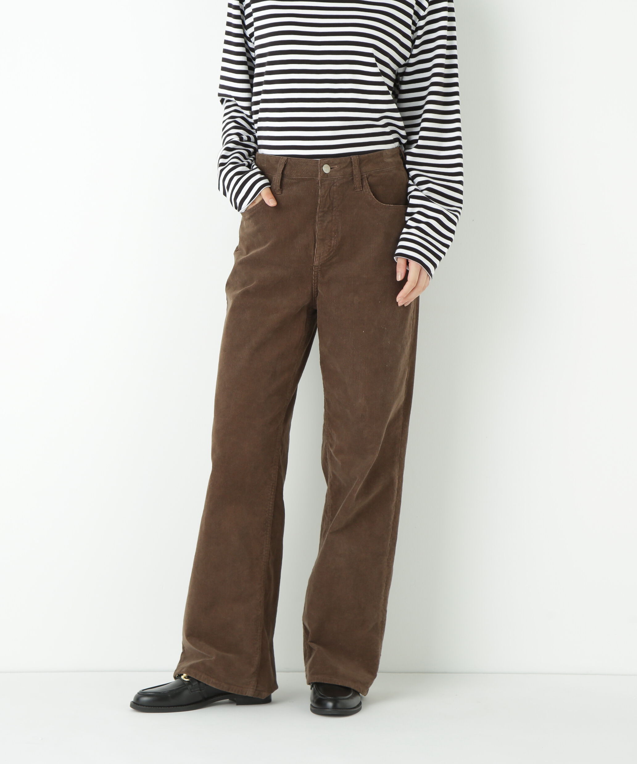  「◆コーデュロイセミワイド」|その他|BROWN