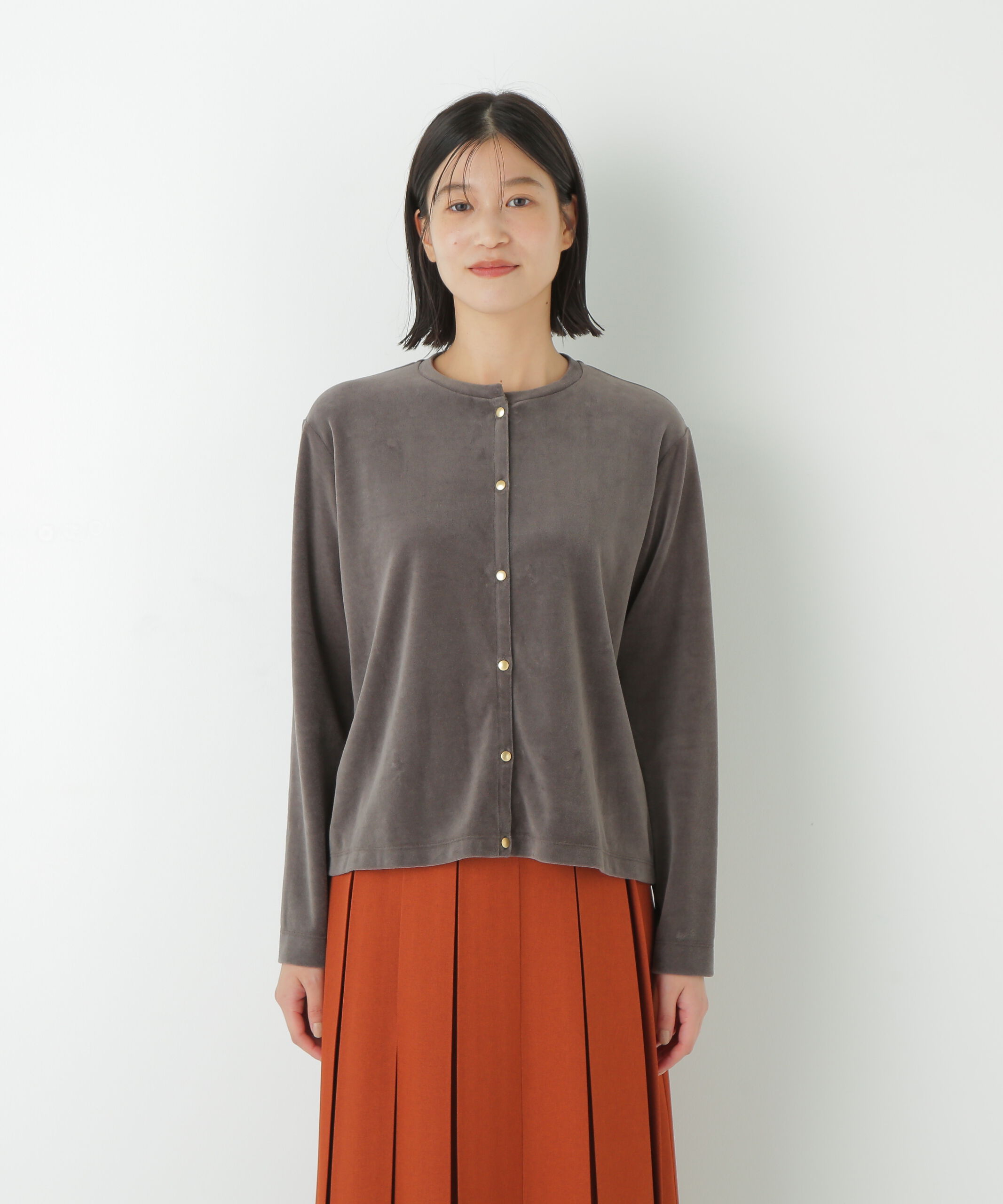  「◆ＴＣコンパクトベロアカーディガン」|Tシャツ・カットソー|