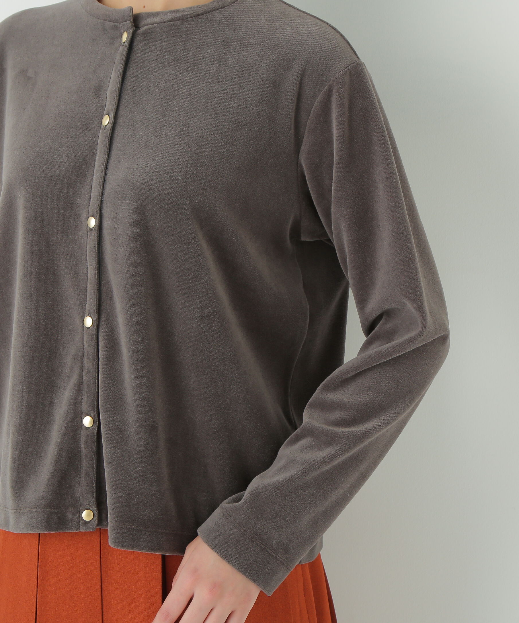  「◆ＴＣコンパクトベロアカーディガン」|Tシャツ・カットソー|