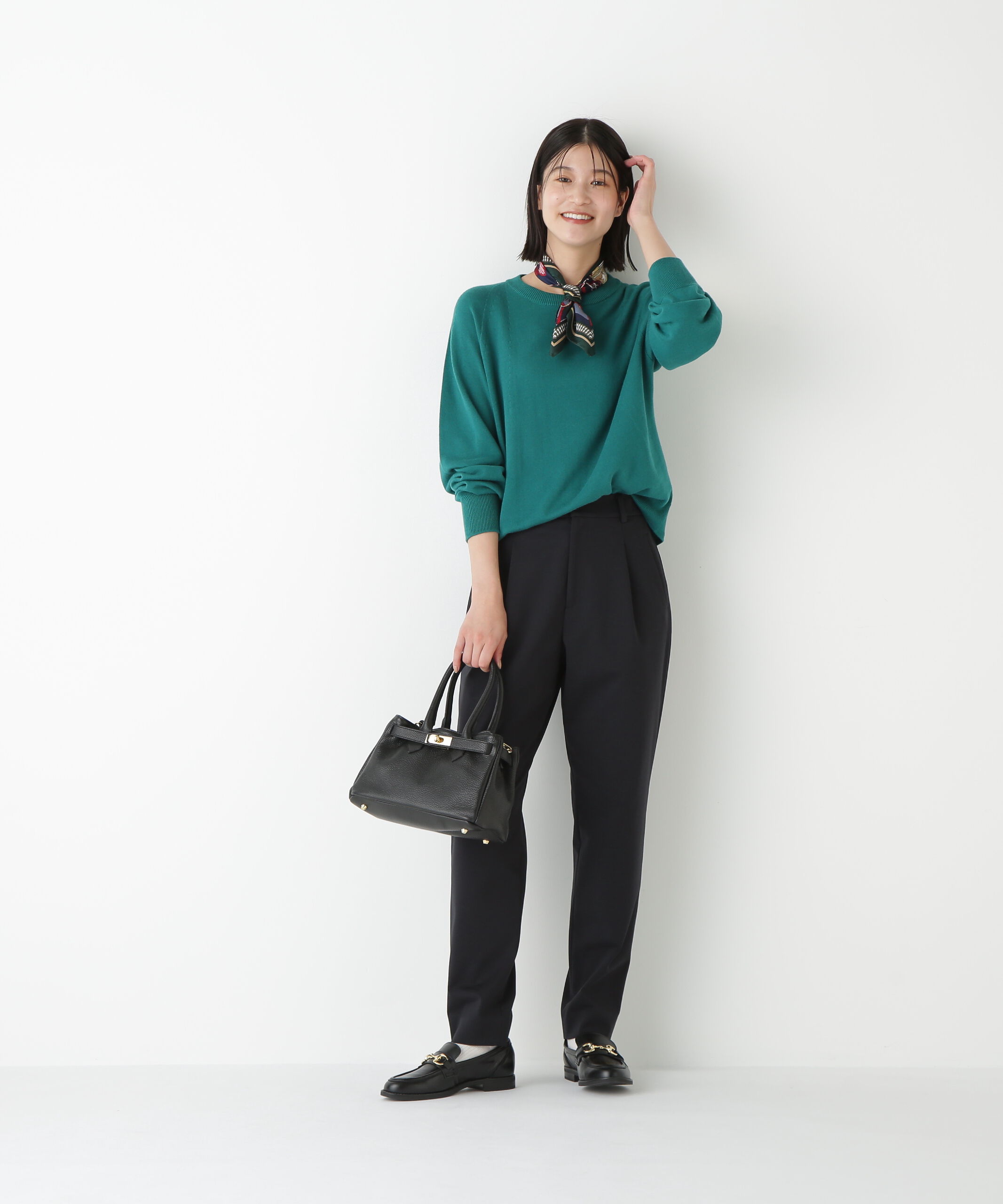  「◆コットンミックスドルマンプルオーバー」|ニット・セーター|