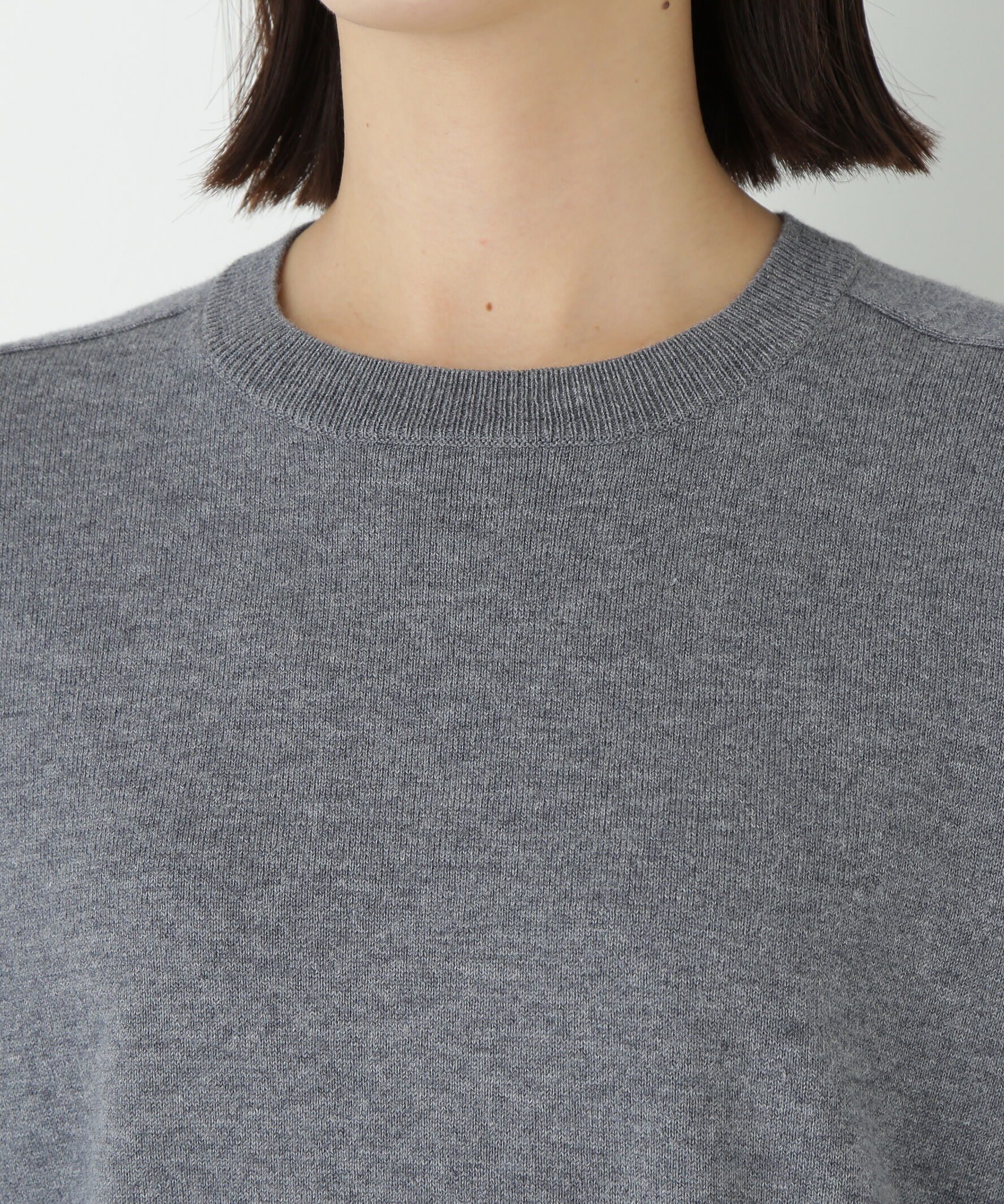  「◆ウールコットンシャツカラーニット」|ニット・セーター|