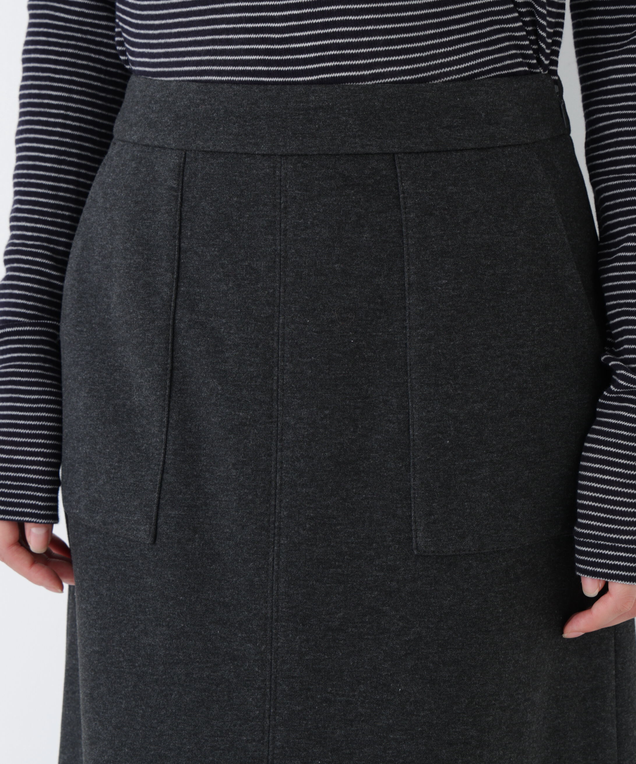  「◆ニードルパンチプルオーバースカート」|スカート|