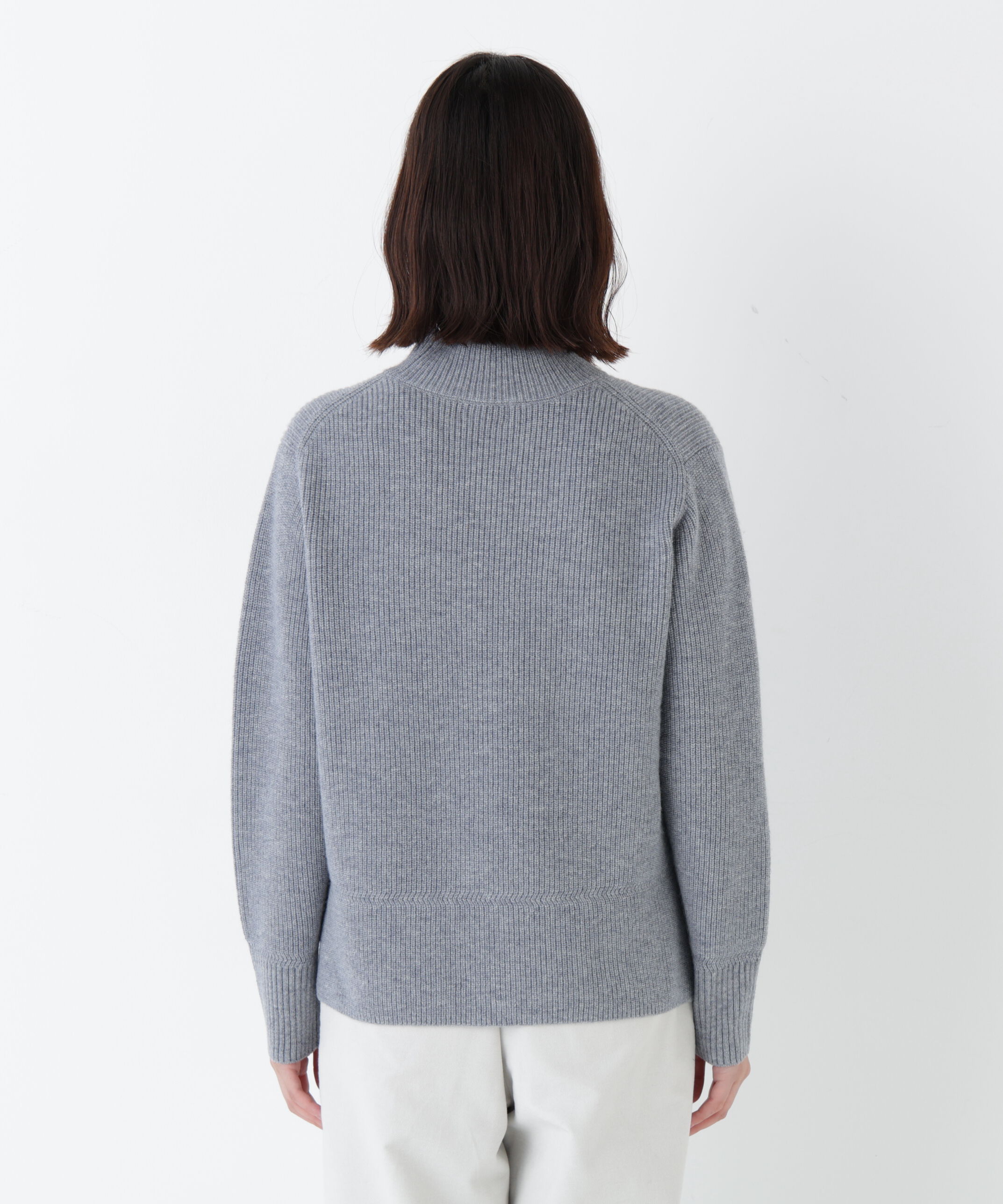  「◆ウールハイネック片畦プルオーバー」|ニット・セーター|