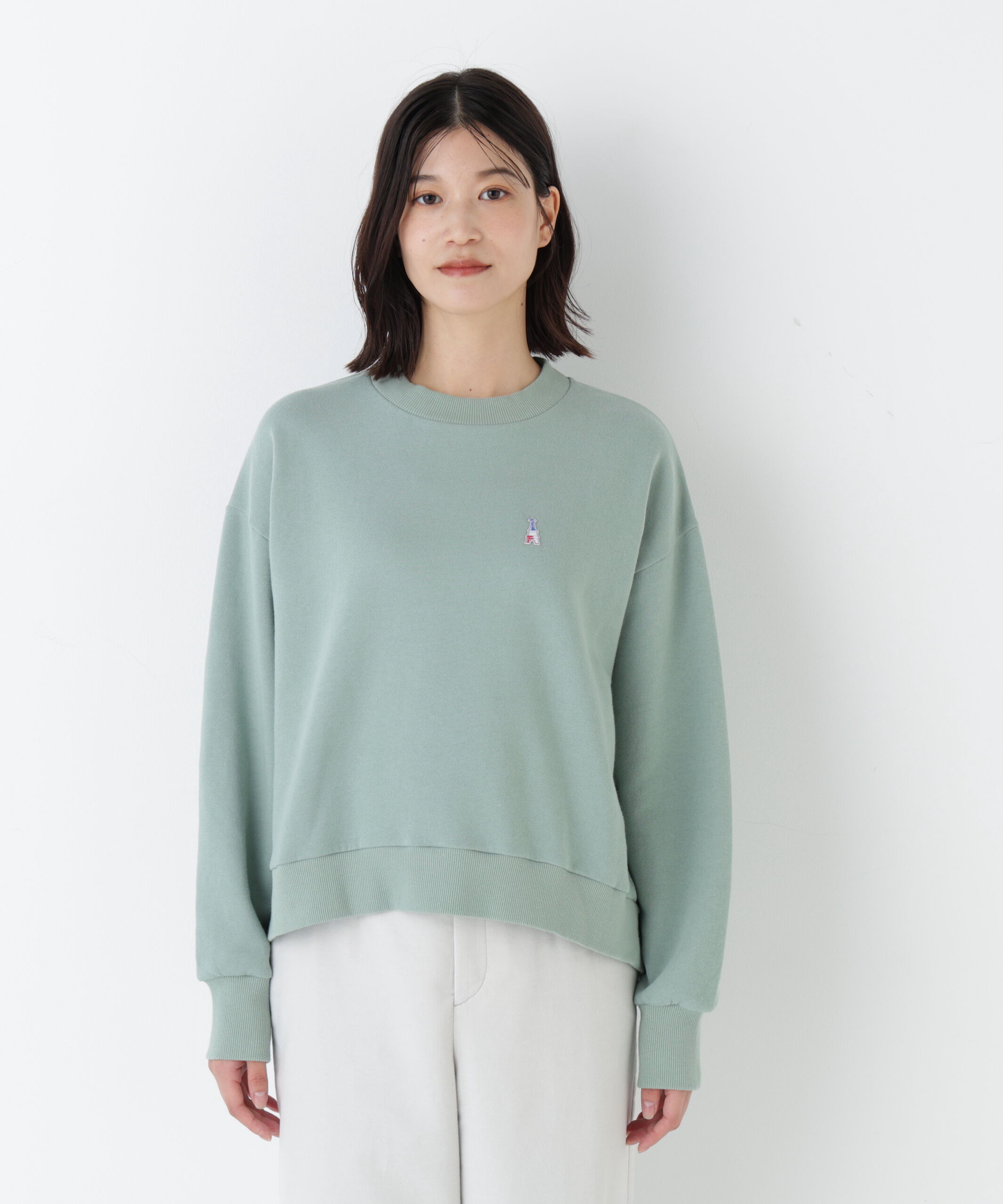  「◆モチーフワッペン裏起毛スウェット」|Tシャツ・カットソー|