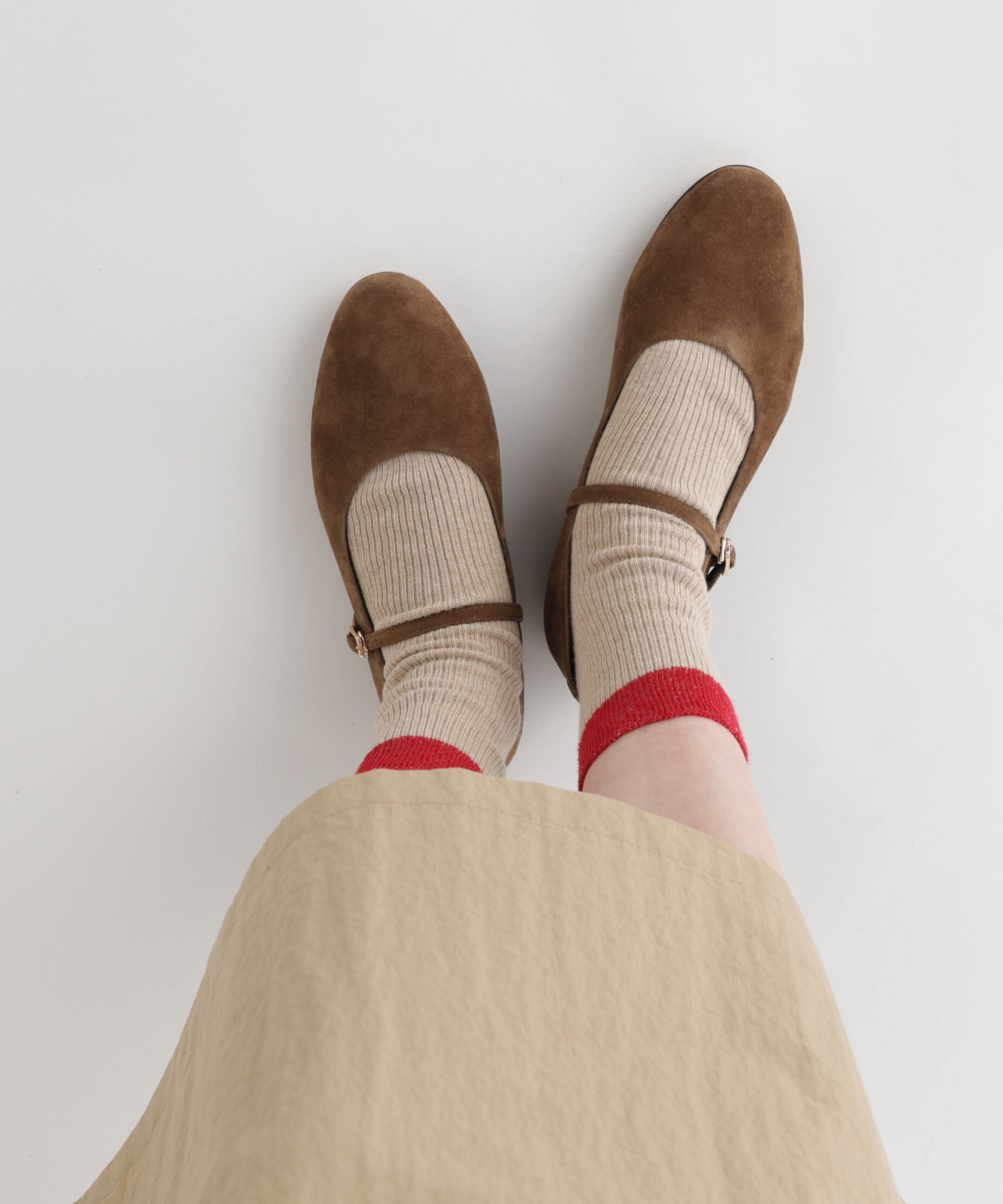  「◆メリージェーンフラット」|その他|グレージュ2