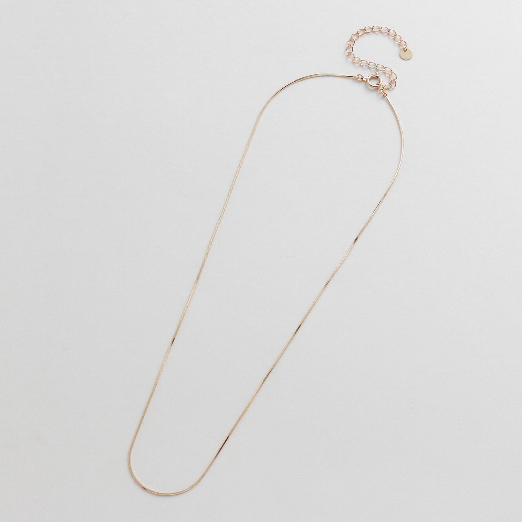 COCOSHNIK「K10コンパクトチェーン チョーカー」|ネックレス|