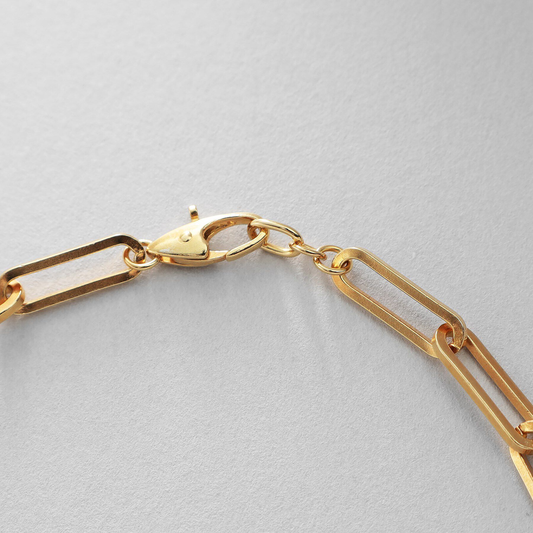 COCOSHNIK ONKITSCH「シルバー デザインチェーン フラットケーブルブレスレット（21cm） GP」|ブレスレット・バングル|