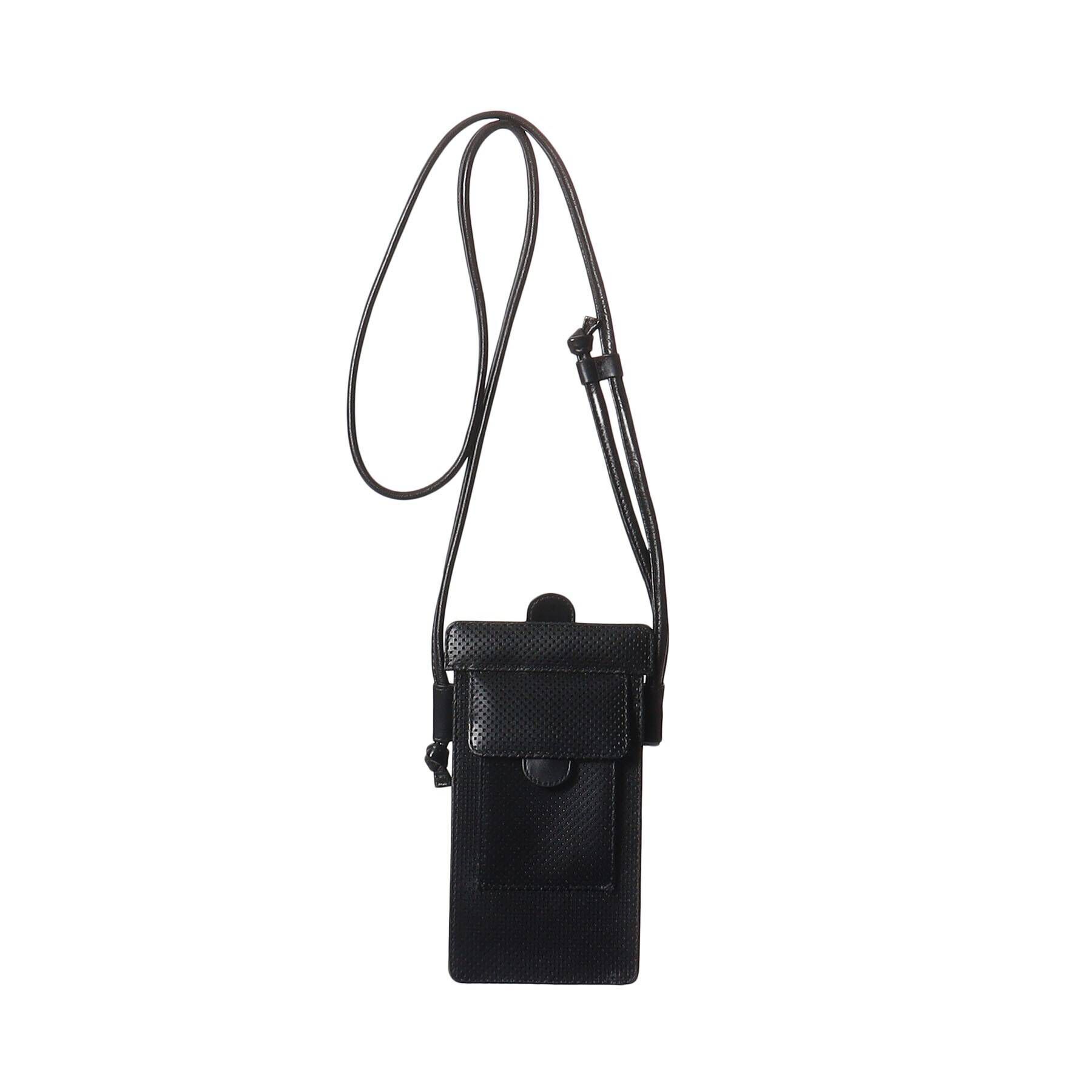 HIROKO HAYASHI「BARBERA(バルベーラ)スマホポシェット」|ショルダー・メッセンジャー|ブラック(019)