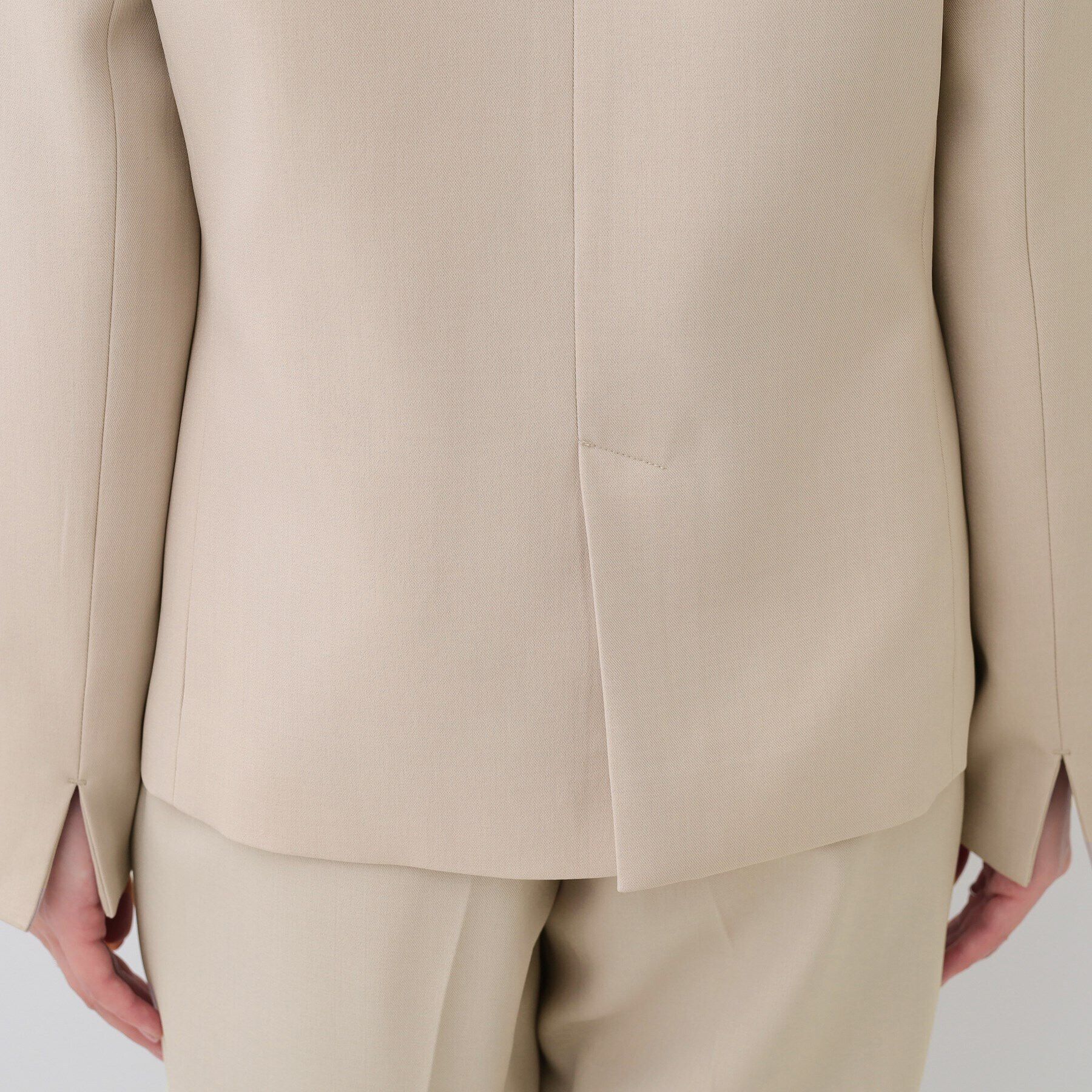 SHOO･LA･RUE「【S-LL/セットアップ可/通勤/セレモニー】ノーカラージャケット」|ノーカラージャケット|