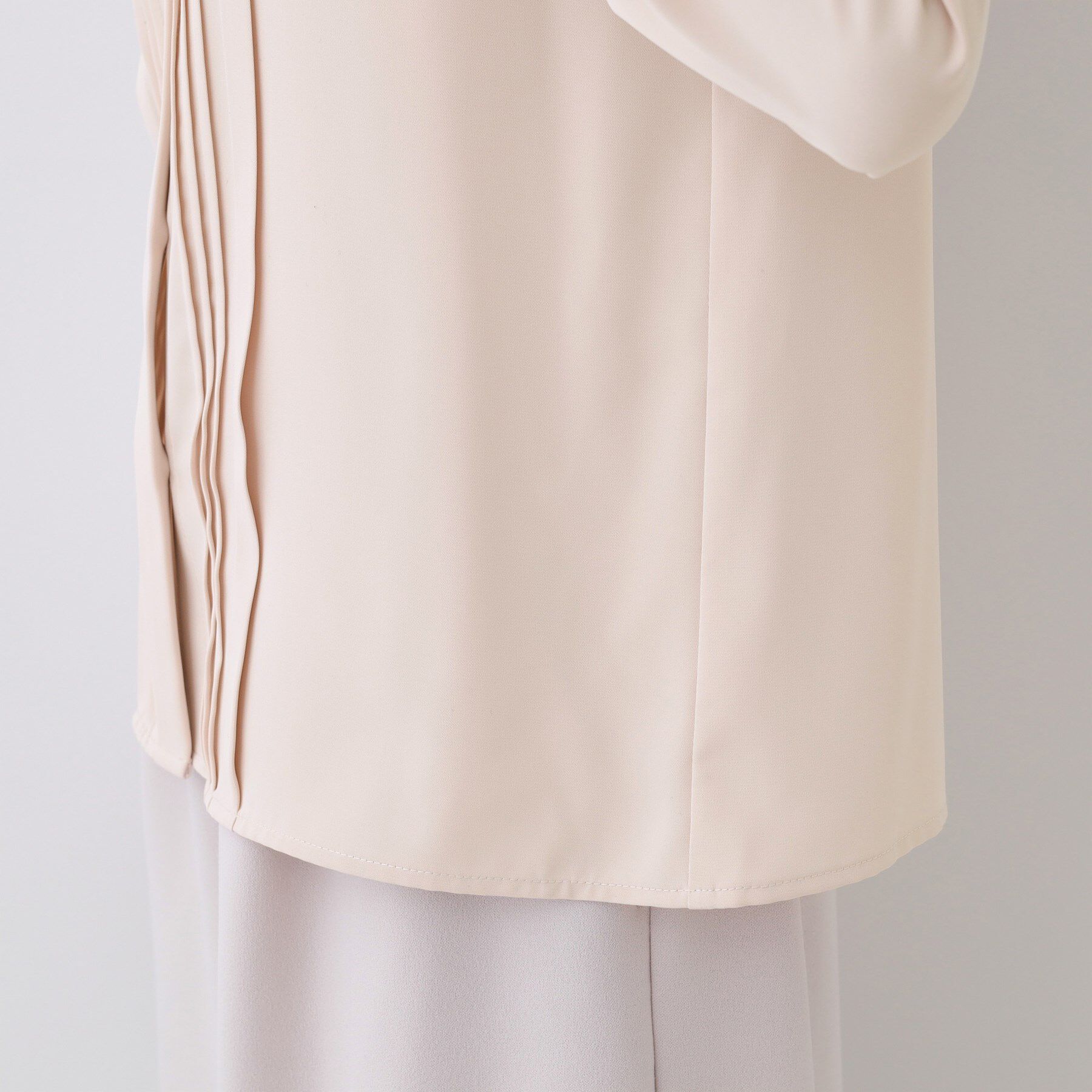 SHOO･LA･RUE「イージーケア ピンタックブラウス」|シャツ・ブラウス|