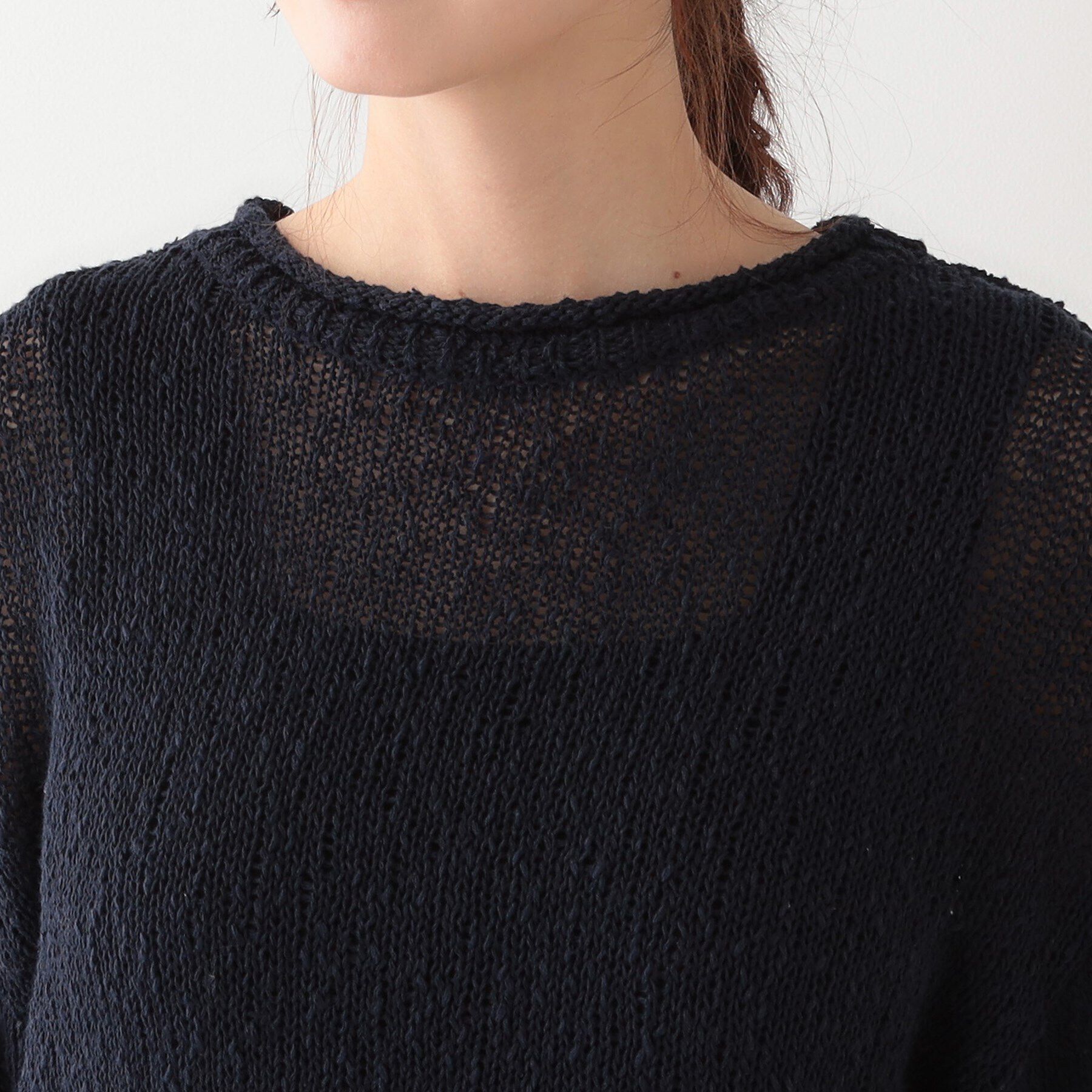 SHOO･LA･RUE「さりげない凹凸感で表情豊か。ロールネックニット」|ニット・セーター|