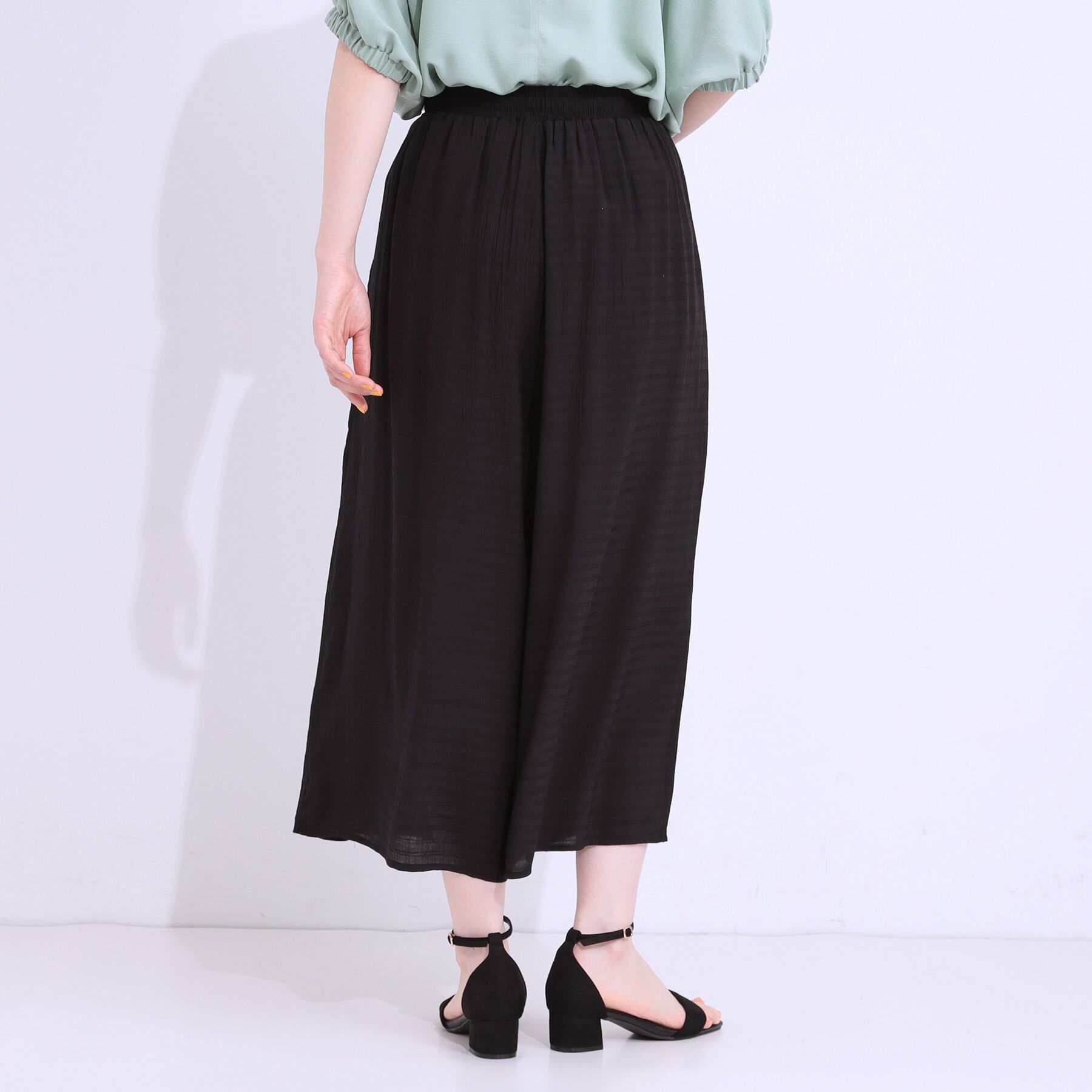 SHOO･LA･RUE「さらさらドビーイージーガウチョパンツ」|その他|